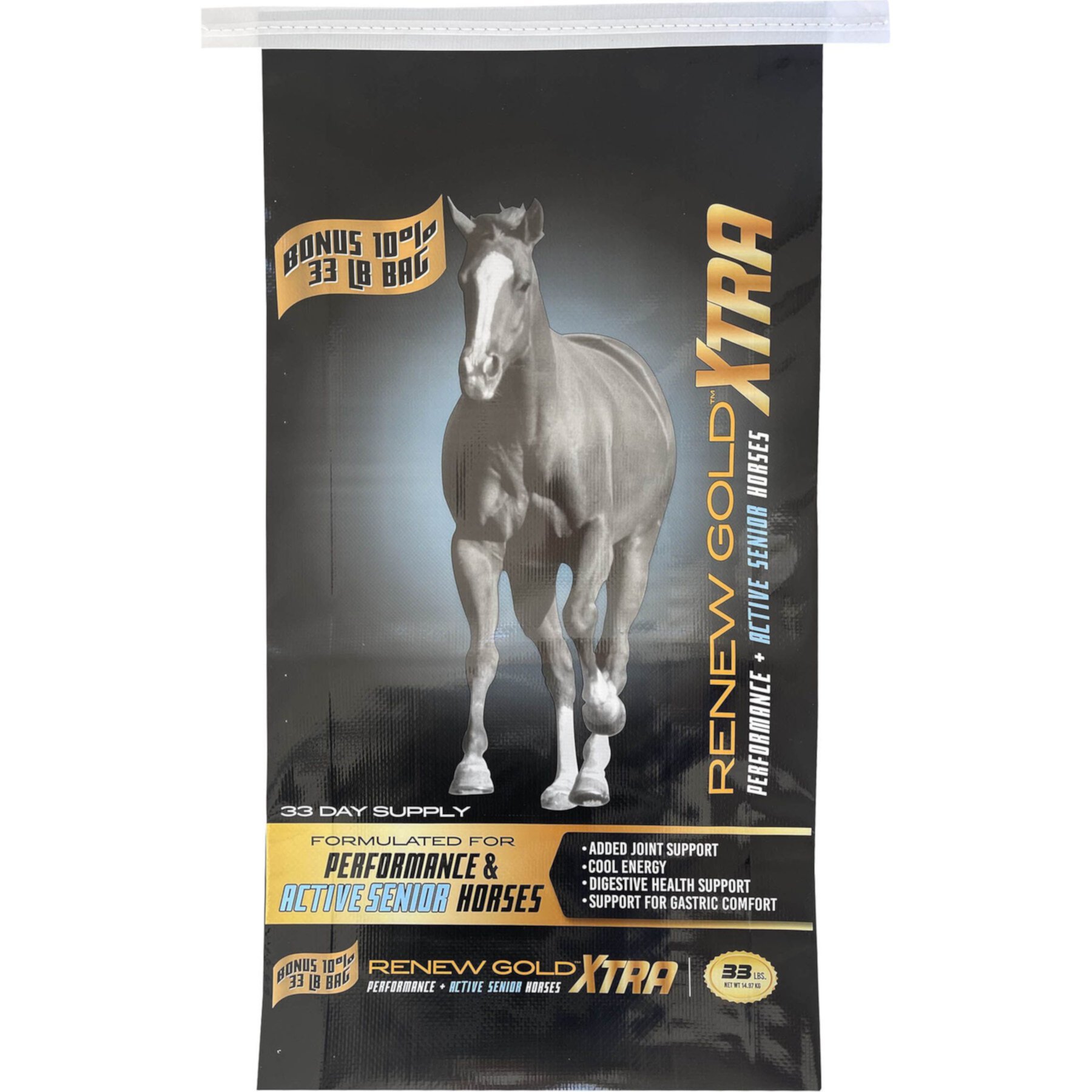 Renew Gold Xtra Horse Supplement, 33-lb bag Renew Gold