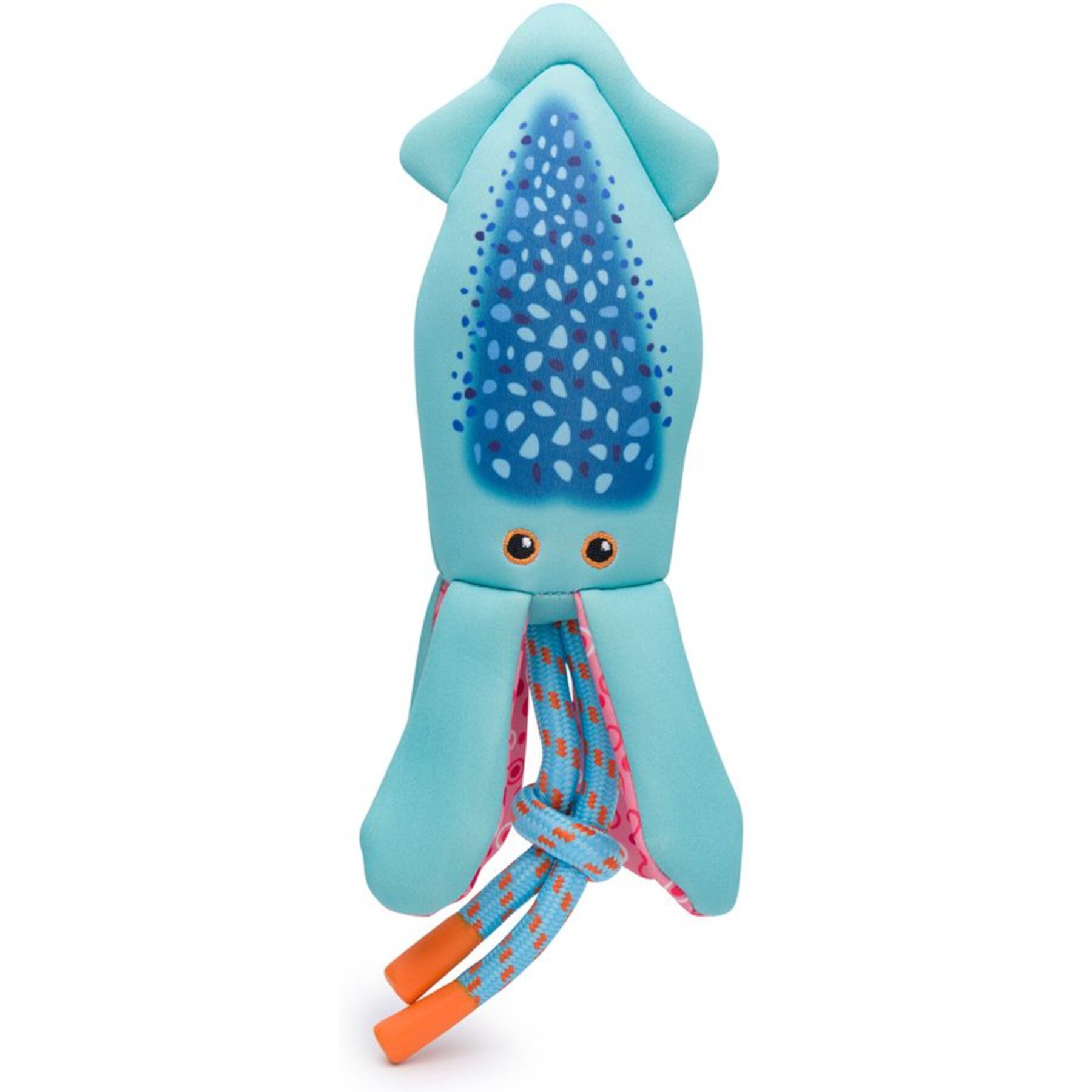 fabdog Squid Floatie Water Outdoor Plush Dog Toy fabdog