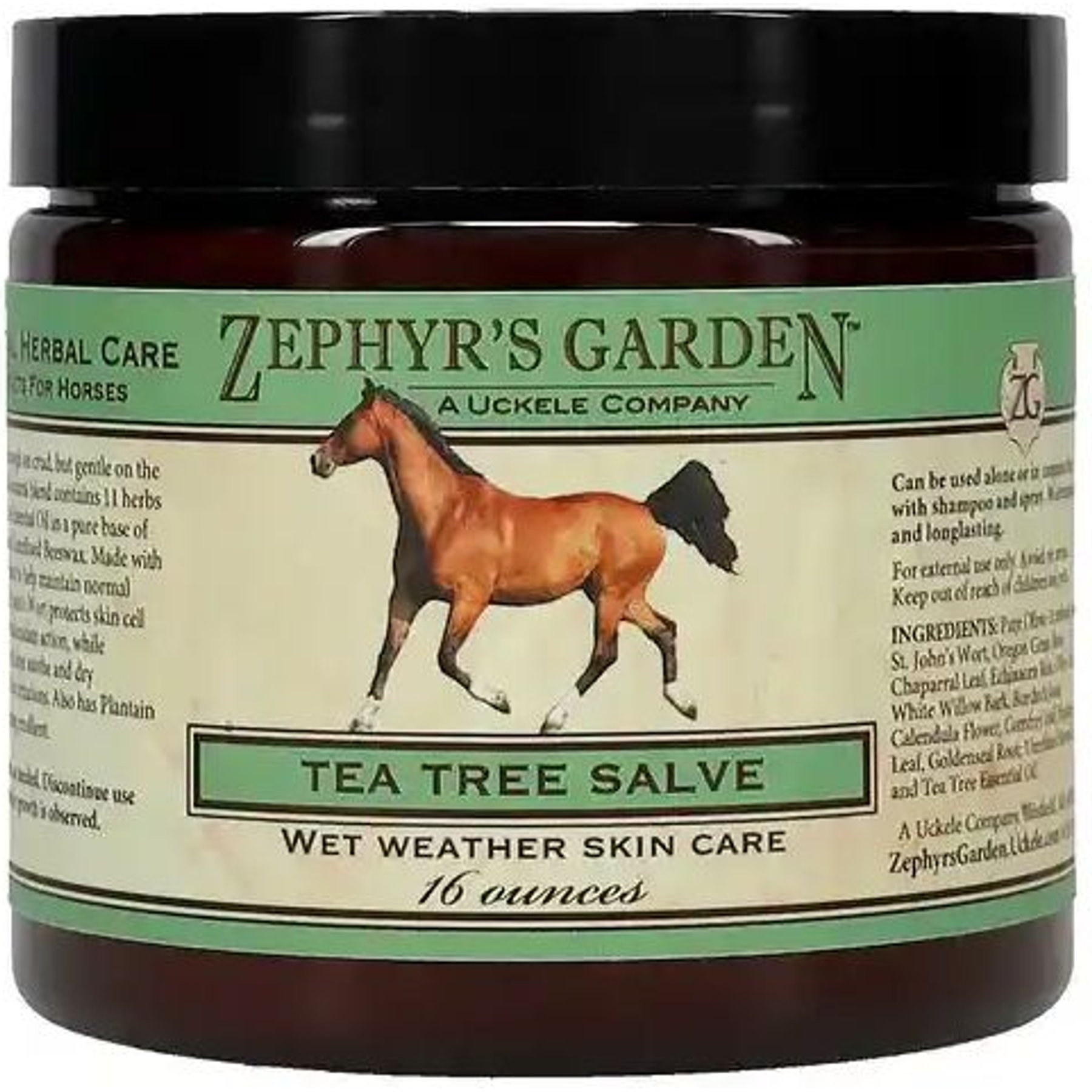 Uckele Zephyr’s Garden Tea Tree Salve Horse Skin Care Supplement Uckele