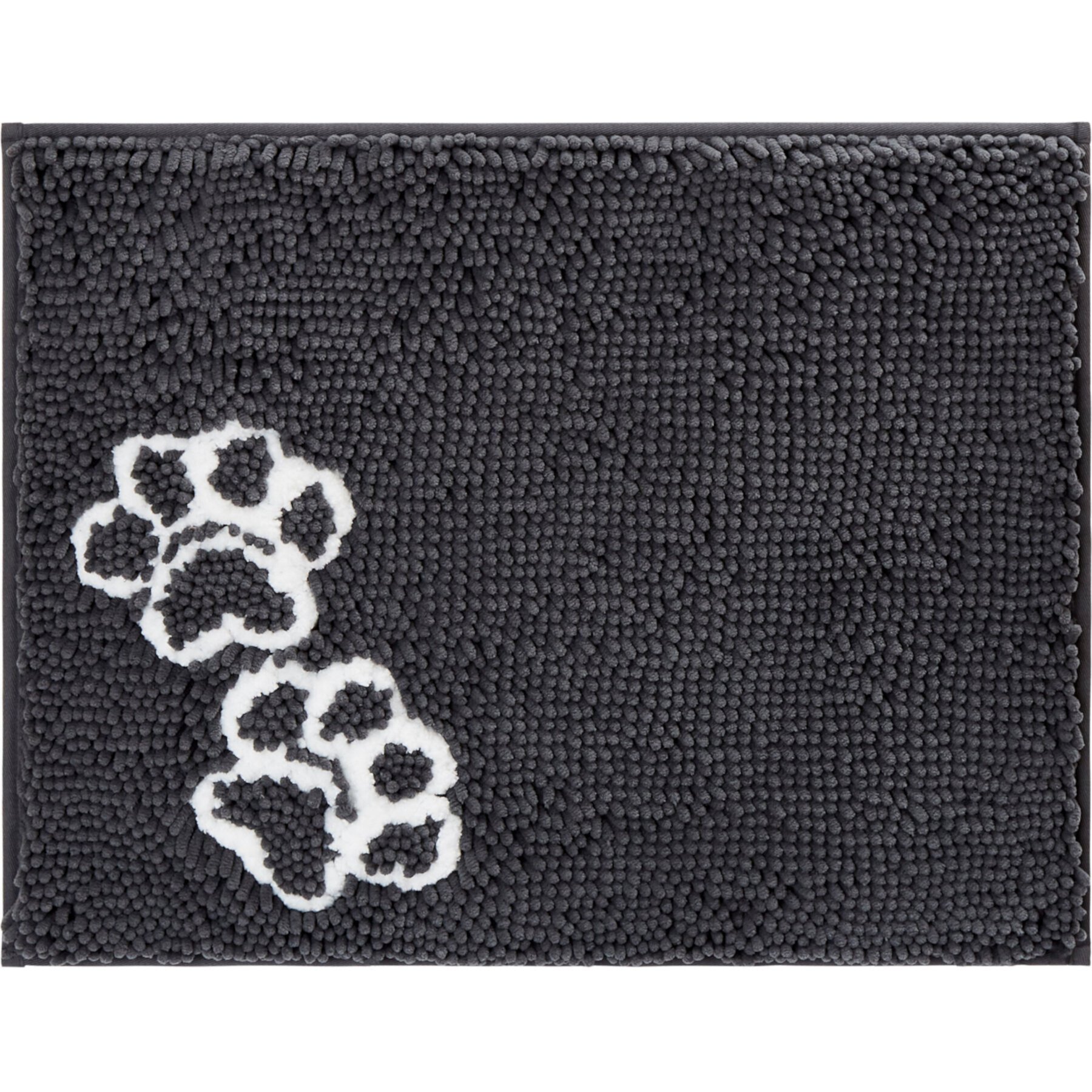 Frisco Microfiber Chenille Paw Print Mat Frisco