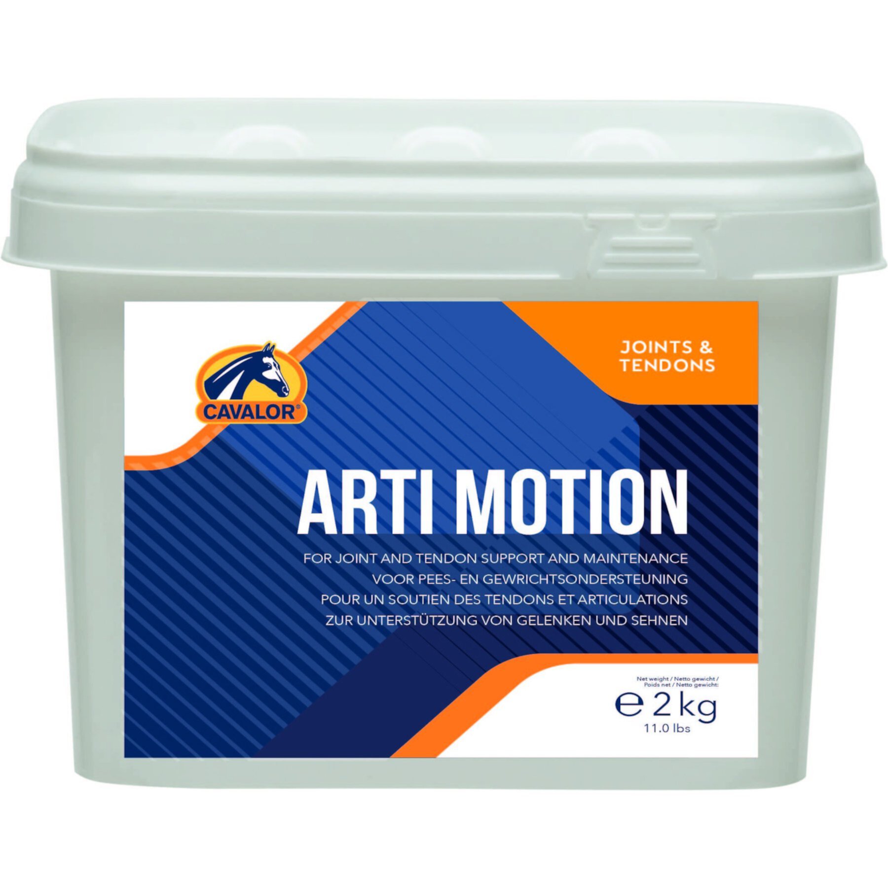 Cavalor Arti Motion Hip & Joint Support Powder Horse Supplement, 4.41-lb tub Cavalor