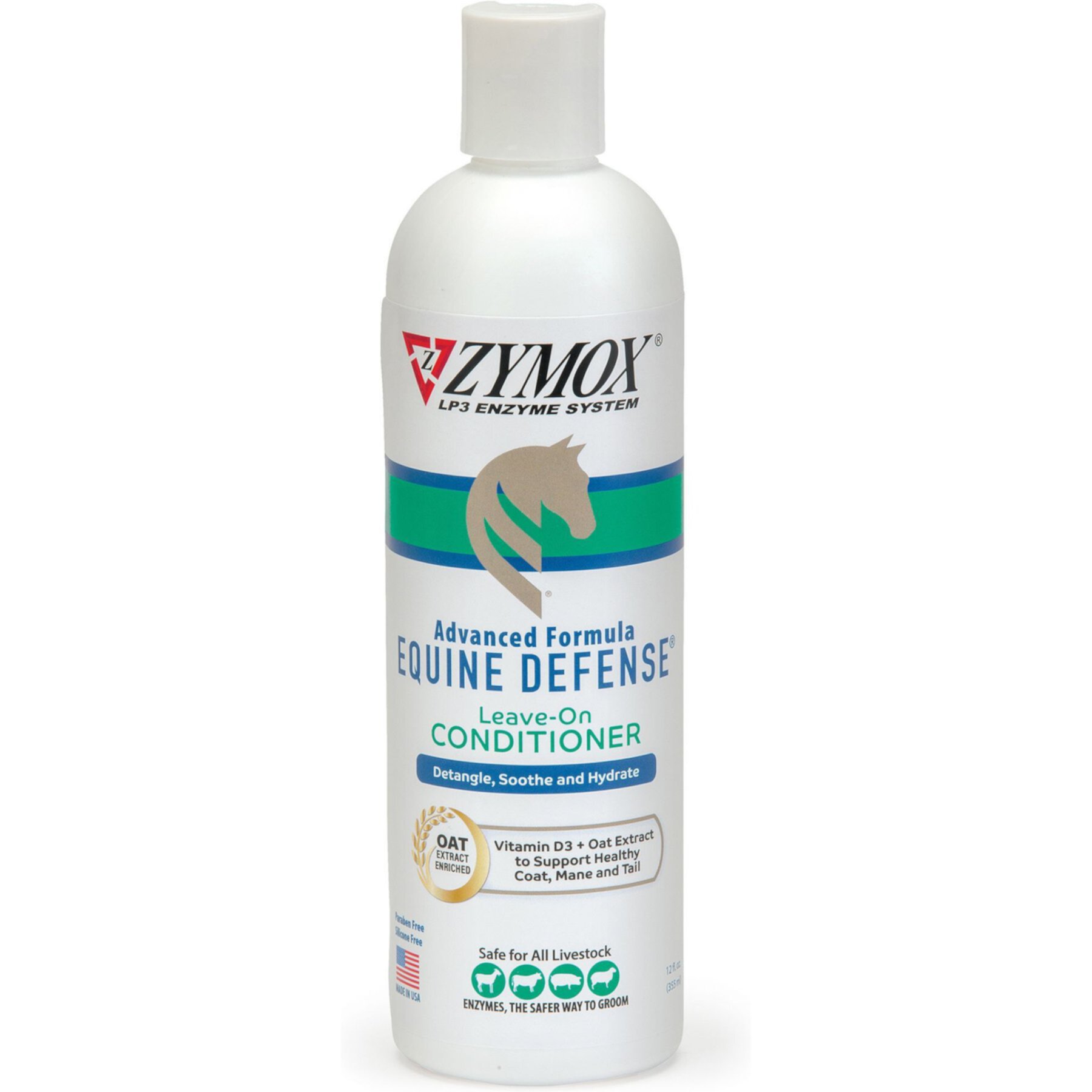 Zymox Equine Defense Advanced Formula Leave-On Horse Conditioner Zymox