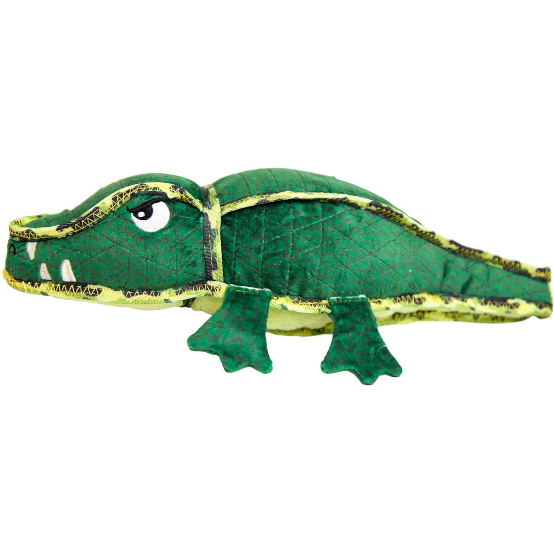 Outward Hound Xtreme Seamz Alligator Squeaky Plush Dog Toy Outward Hound