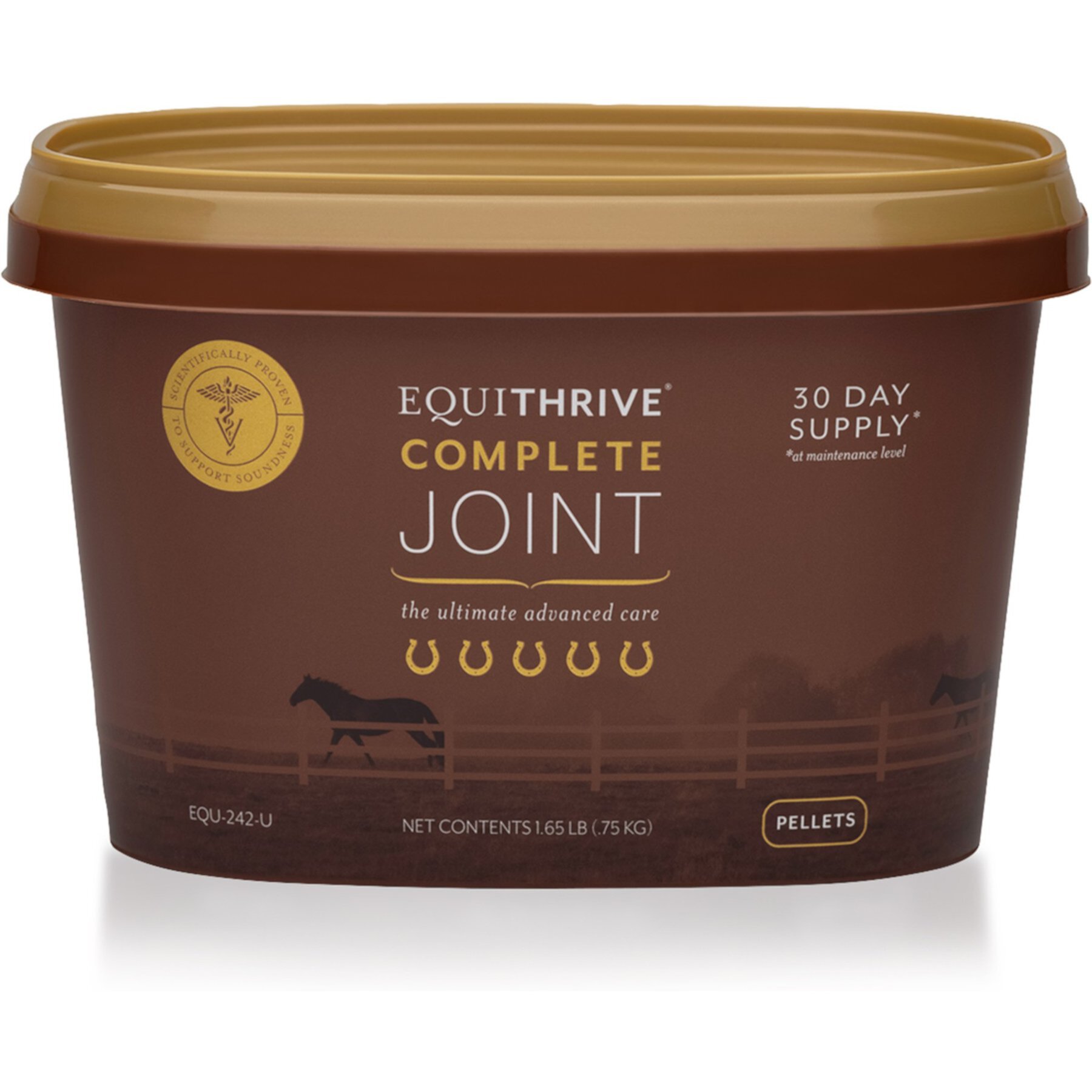 Equithrive Complete Joint Pellets Horse Supplement, 1.65-lb tub Equithrive