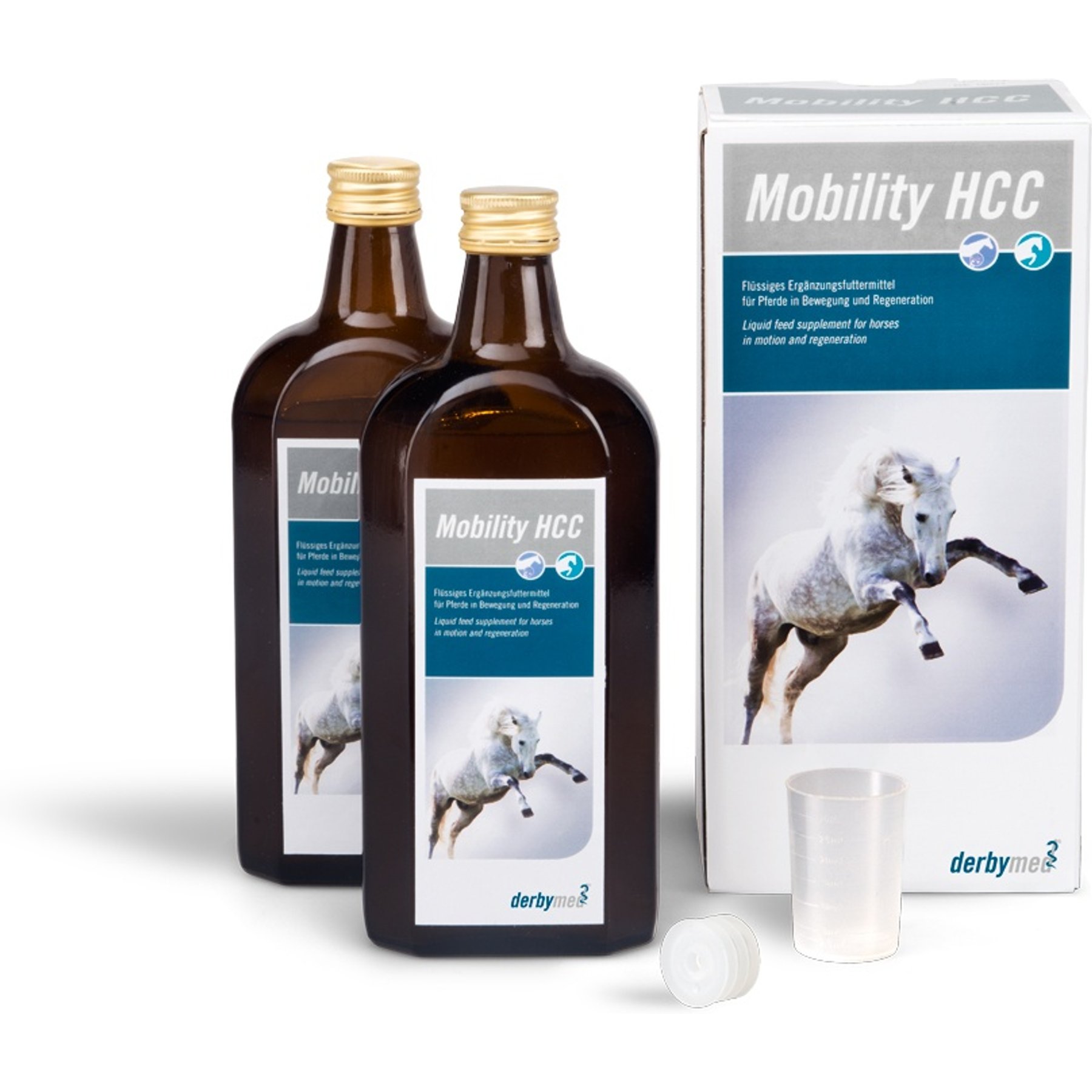 derbymed Mobility HCC Horse Supplement, 500-mL bottle, case of 2 derbymed