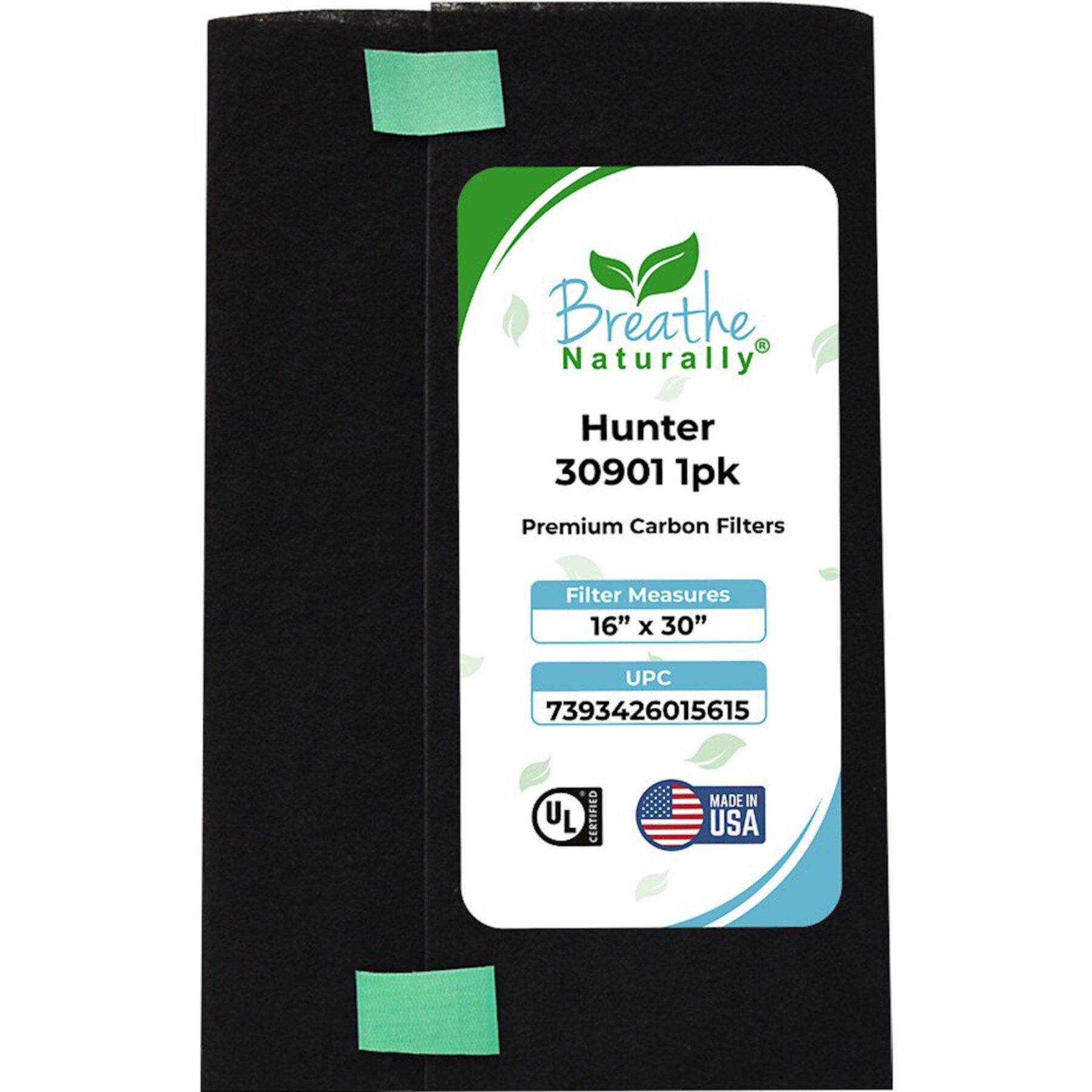 Breathe Naturally Replacement Carbon Prefilter for Hunter 30901 Breathe Naturally