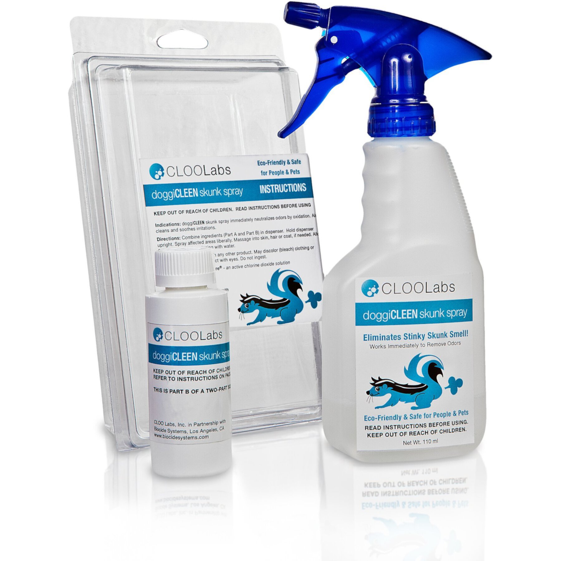 doggiCLEEN Skunk Spray Odor Eliminating Dog Spray doggiCLEEN