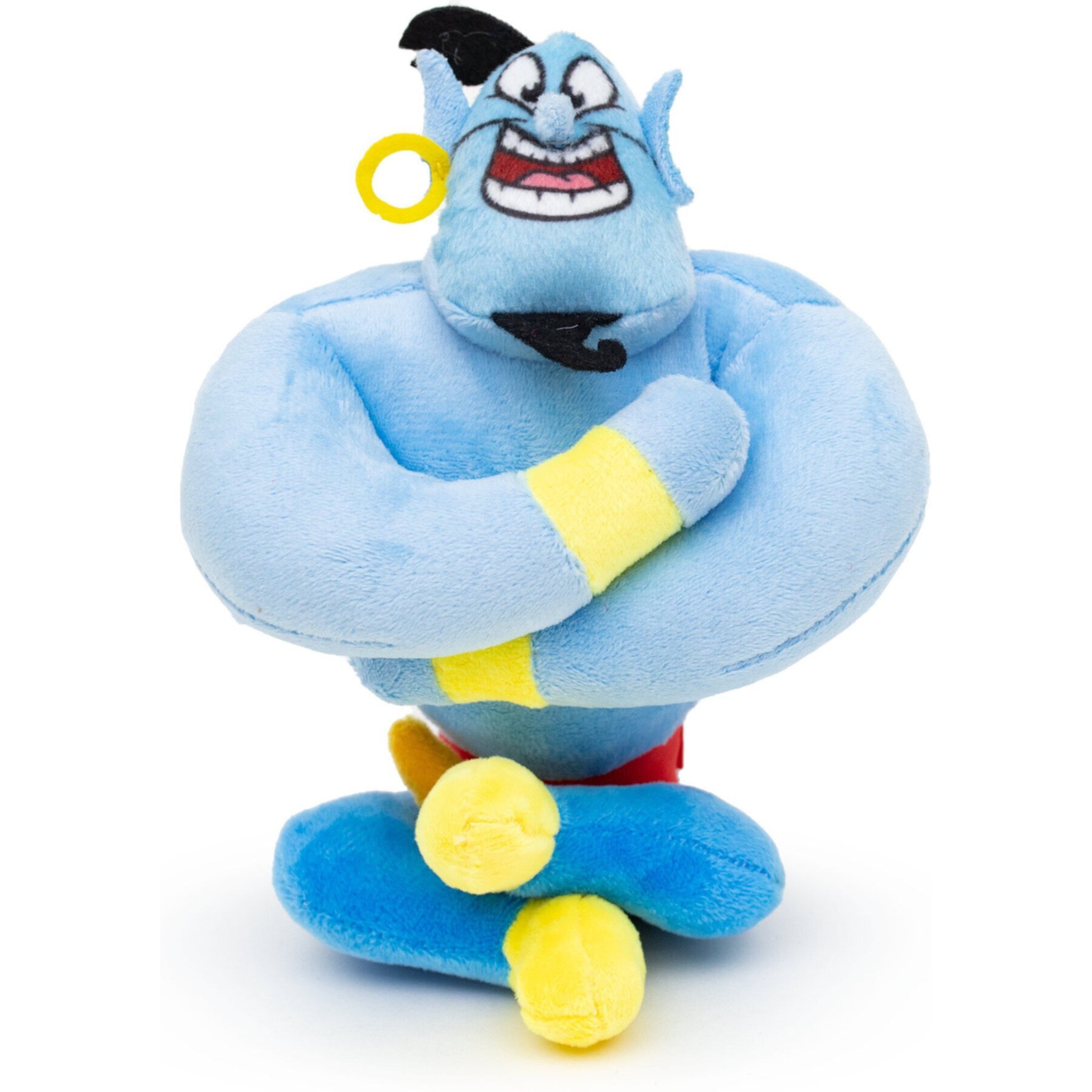 Buckle-Down Disney Aladdin Genie Sitting Squeaky Plush Dog Toy, Blue Buckle-Down