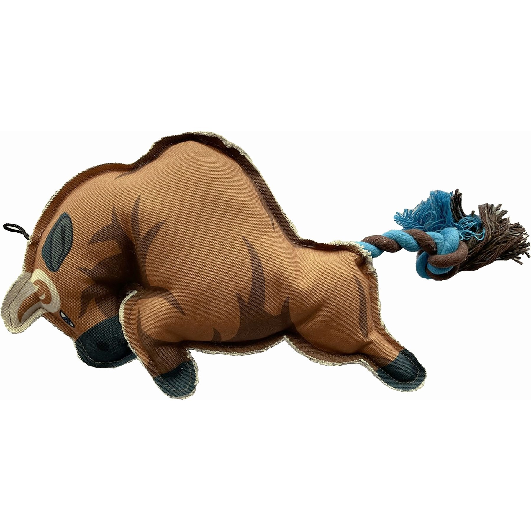 Scoochie Pet Charging Bull Squeaky Dog Chew Toy, 12-in Scoochie Pet