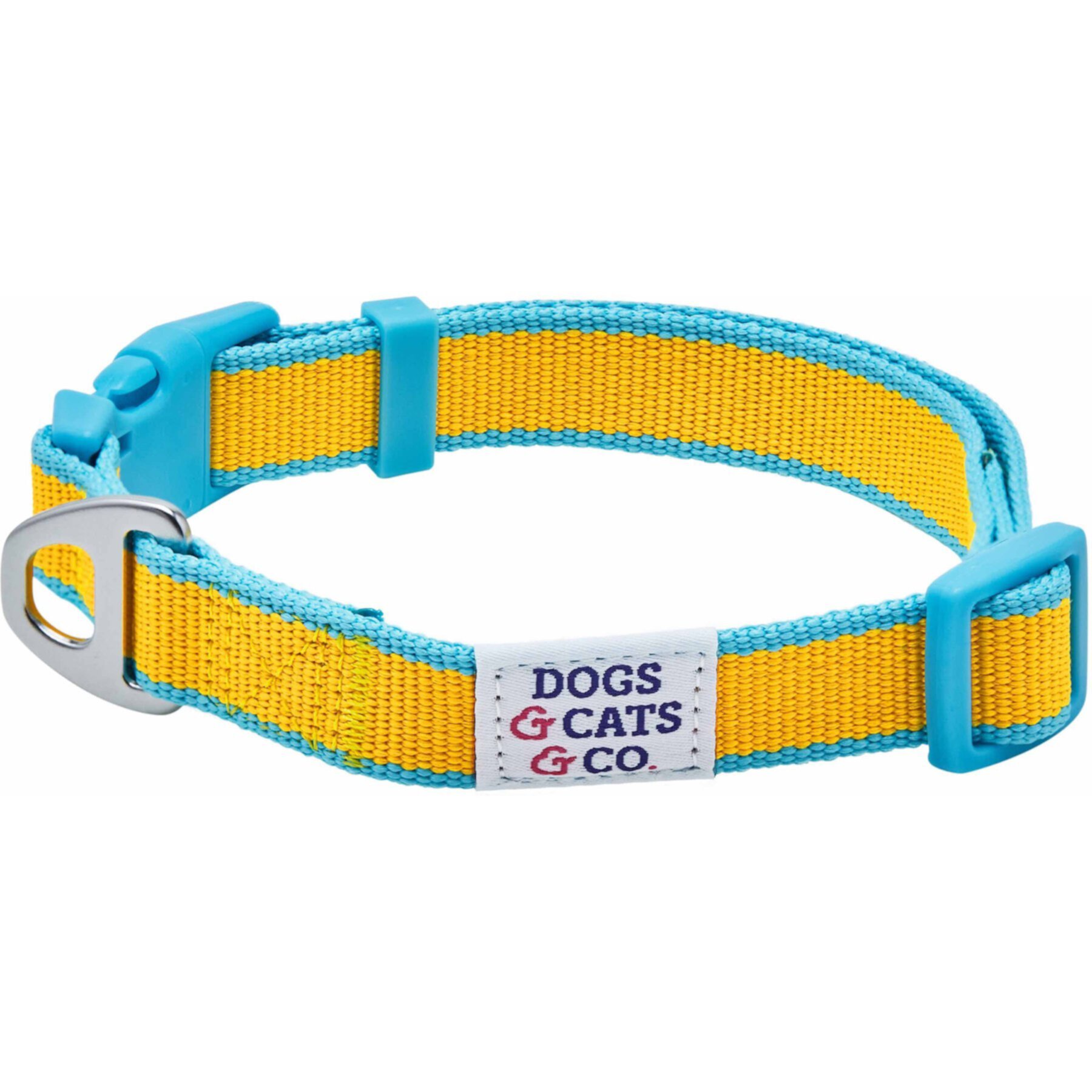 Dogs & Cats & Co. Vibrant Striped Polyester Dog Collar Dogs & Cats & Co.