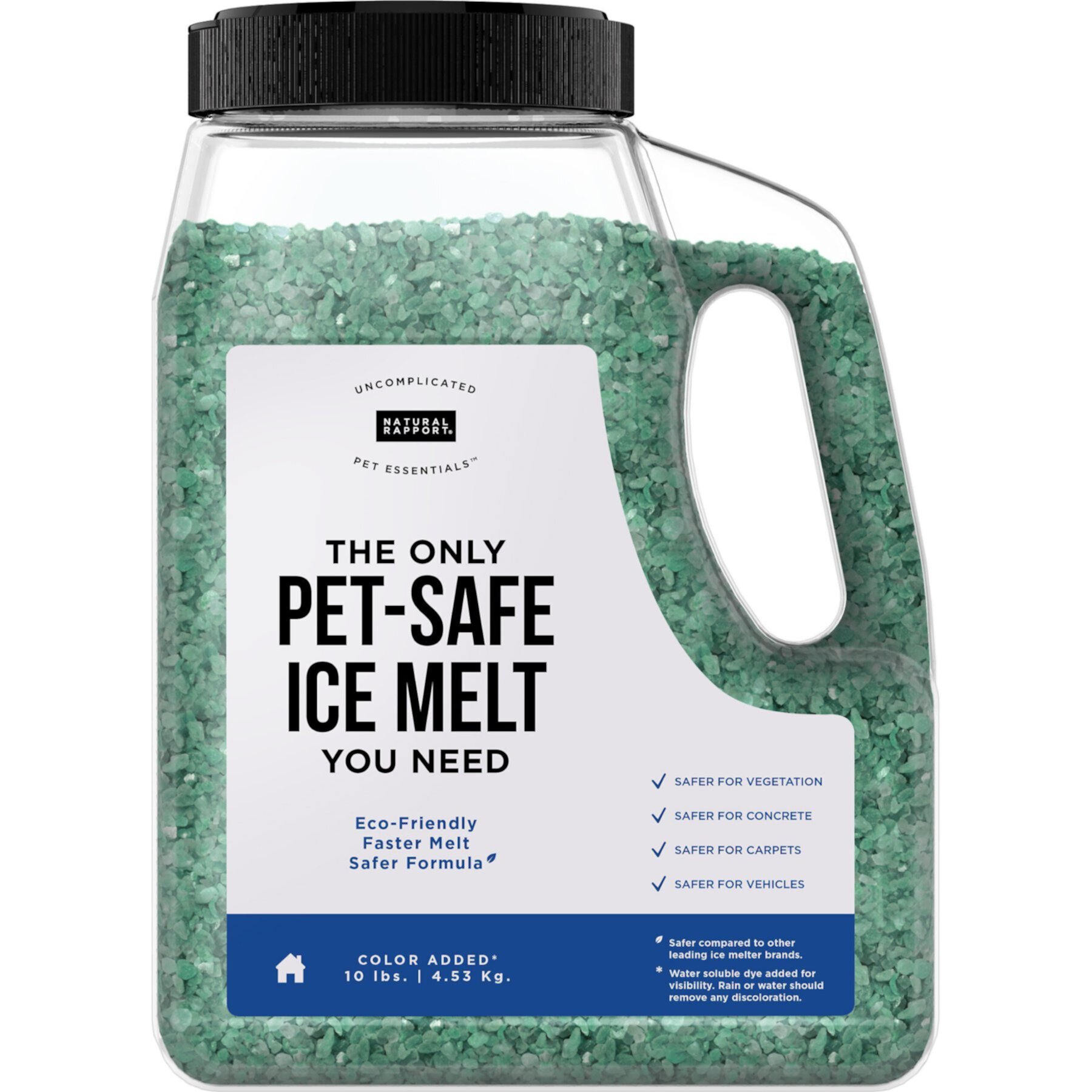 Natural Rapport The Only Dog & Cat Pet-Safe Ice Melt, Green Natural Rapport