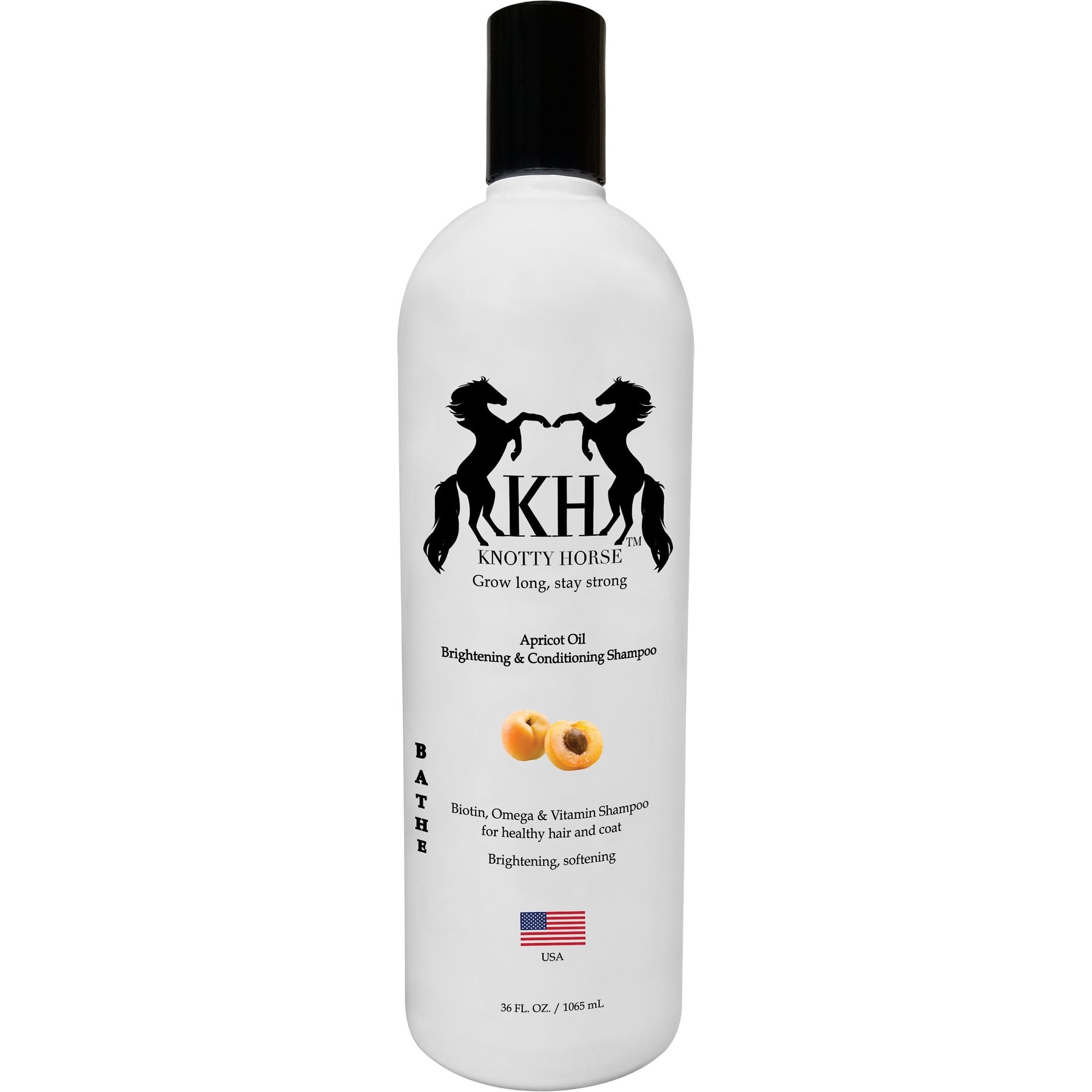 Knotty Horse Apricot Oil Brightening Horse Shampoo, 36-fl oz bottle Knotty Horse