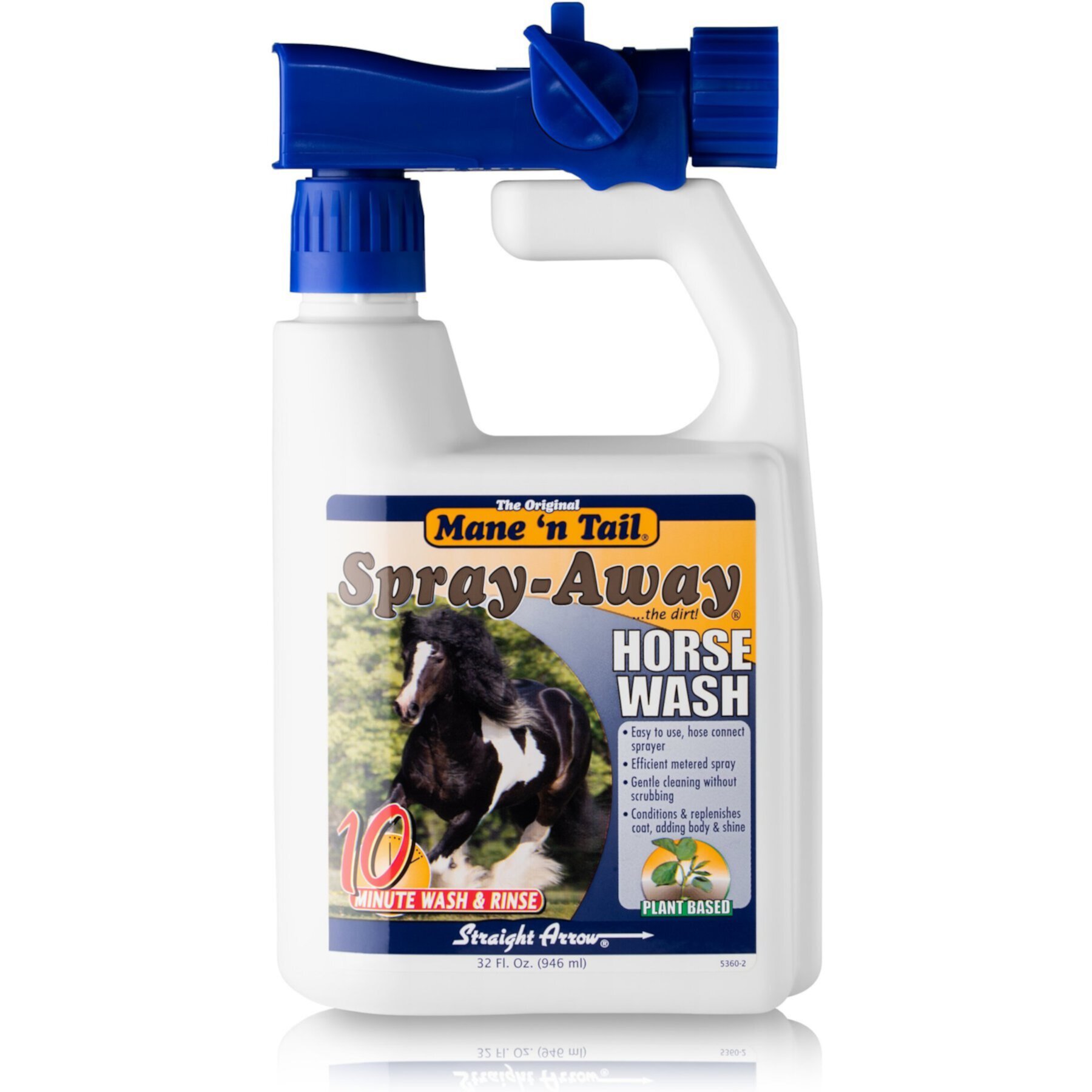 Mane 'n Tail Spray-Away Plant Based Horse Wash Spray, 32-fl oz bottle Mane 'n Tail