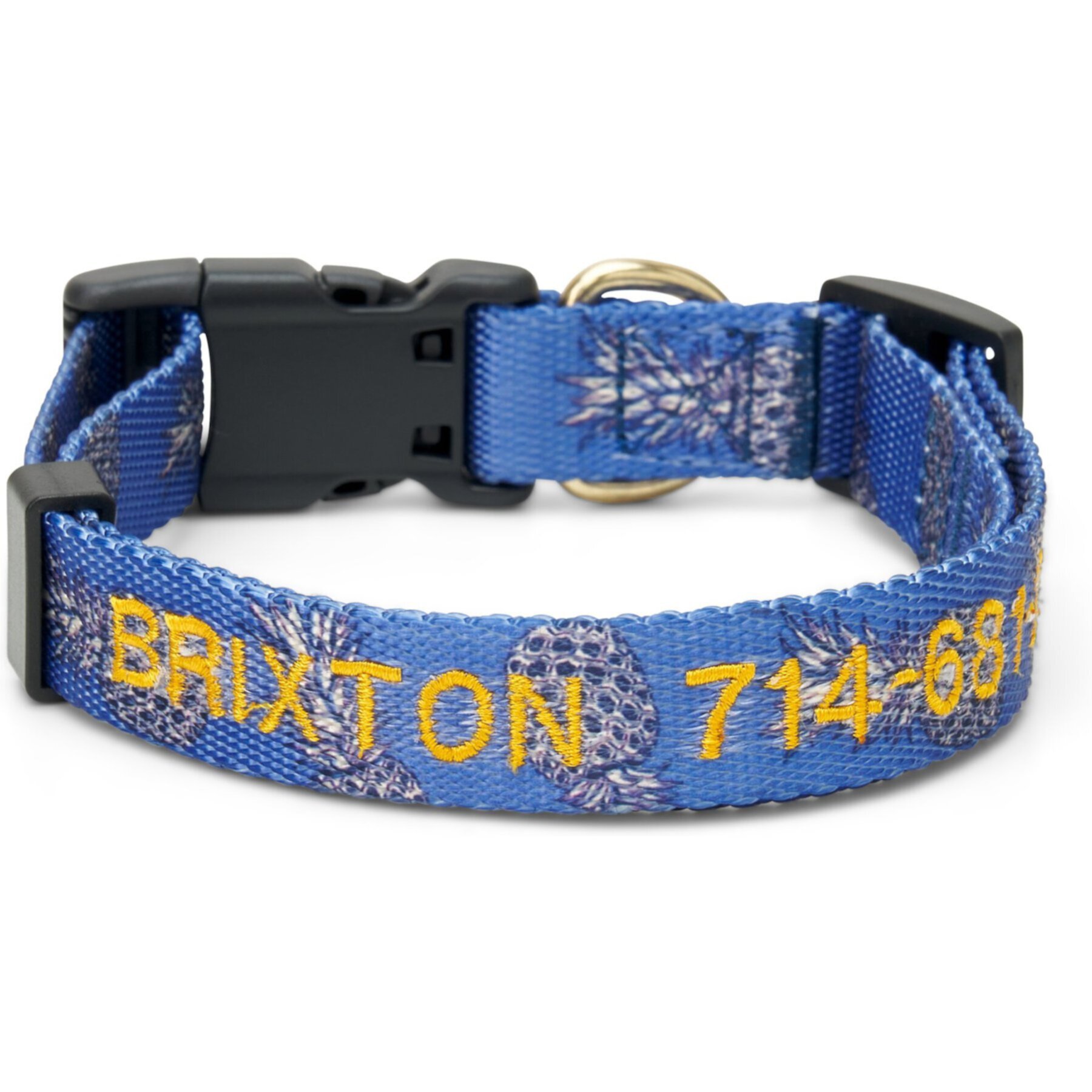 Boulevard Personalized Aloha Dog Collar Boulevard