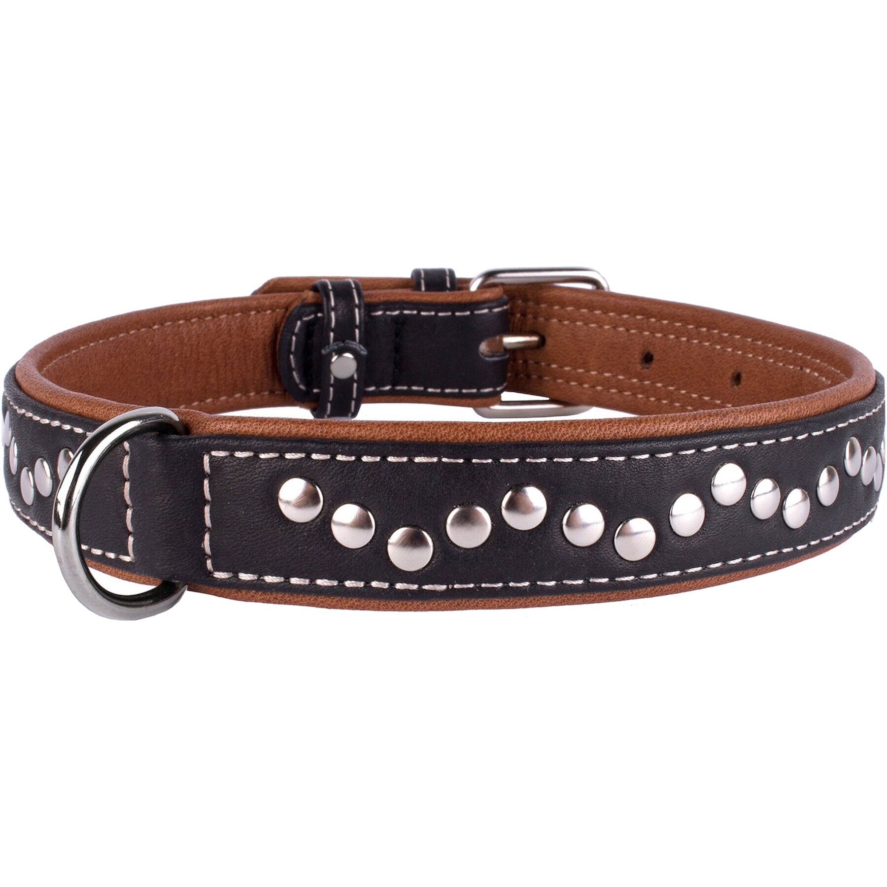 CollarDirect Handmade Studded Leather Dog Collar CollarDirect