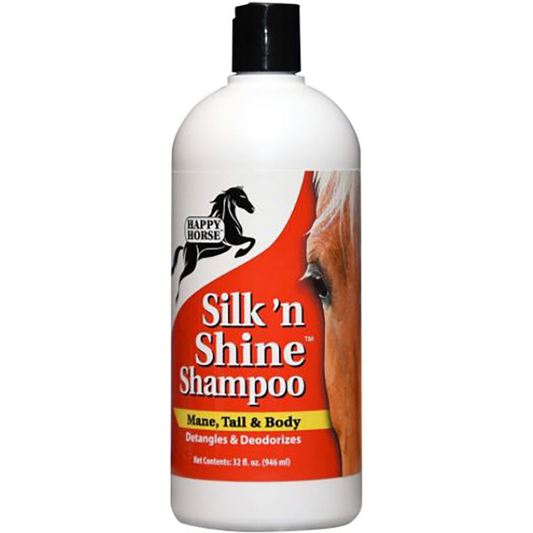 Happy Horse Silk 'n Shine Mane Tail & Body Horse Shampoo, 32-fl oz bottle Happy Horse