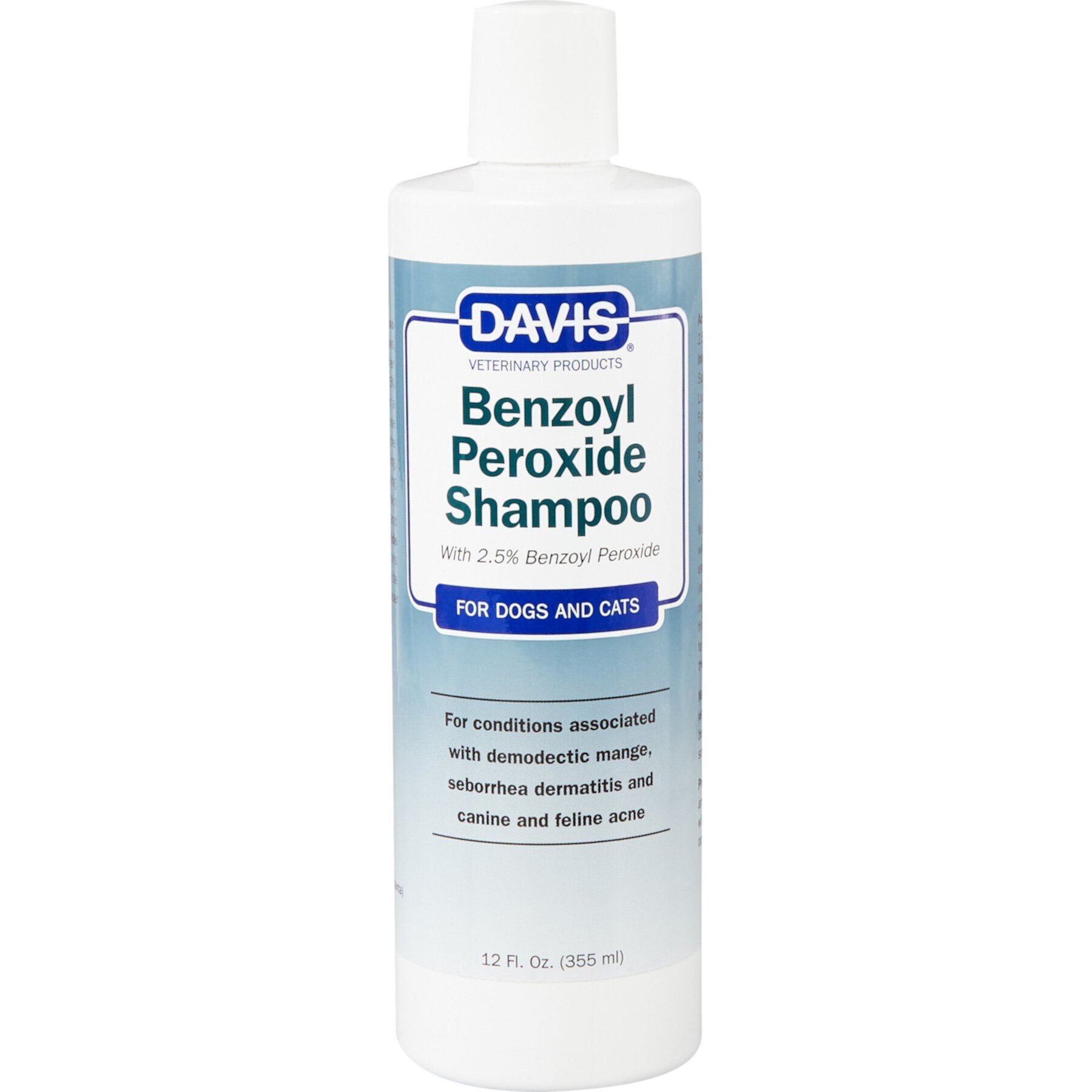 Davis Benzoyl Peroxide Dog & Cat Shampoo Davis