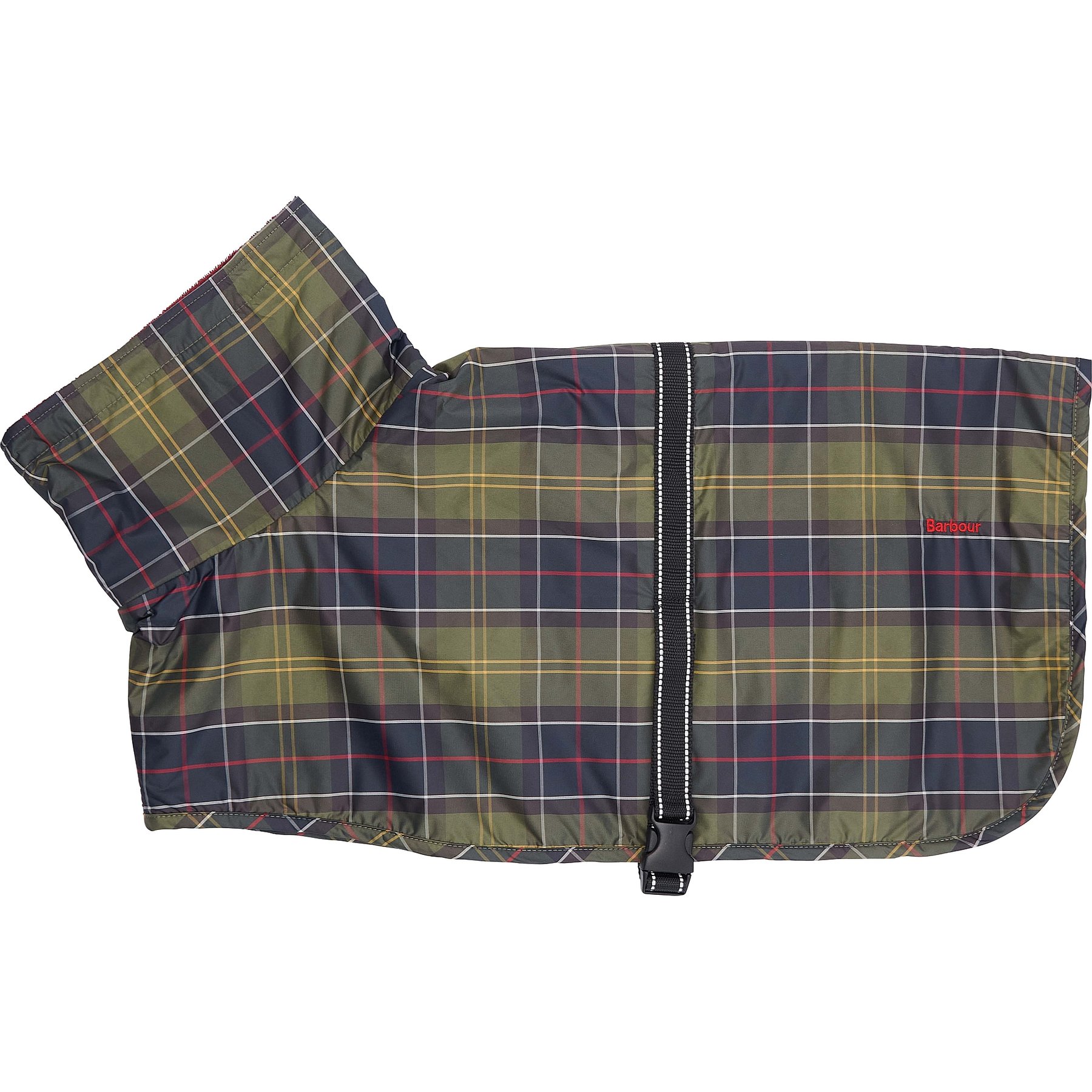 Barbour Tartan Dog Drying Bathrobe Barbour