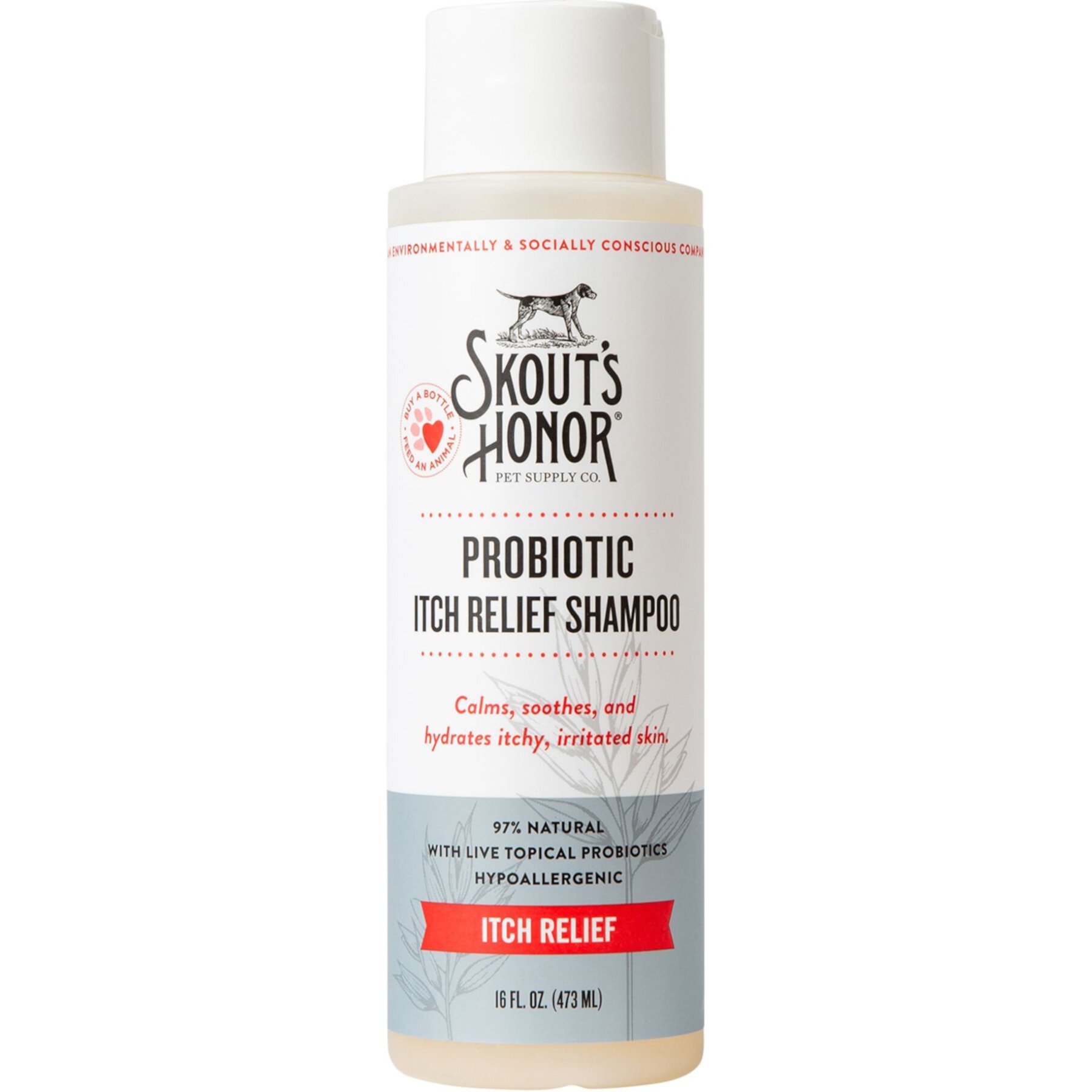 Skout's Honor Probiotic Itch Relief Dog & Cat Shampoo Skout'S Honor