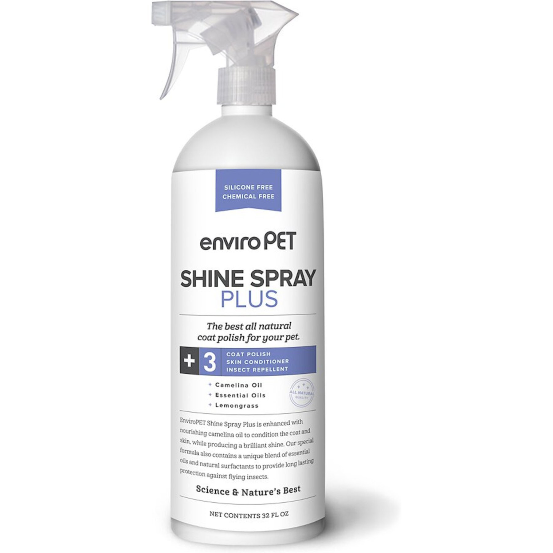 Enviro Equine Shine Spray Plus Horse Detangler & Coat Conditioner Enviro Equine