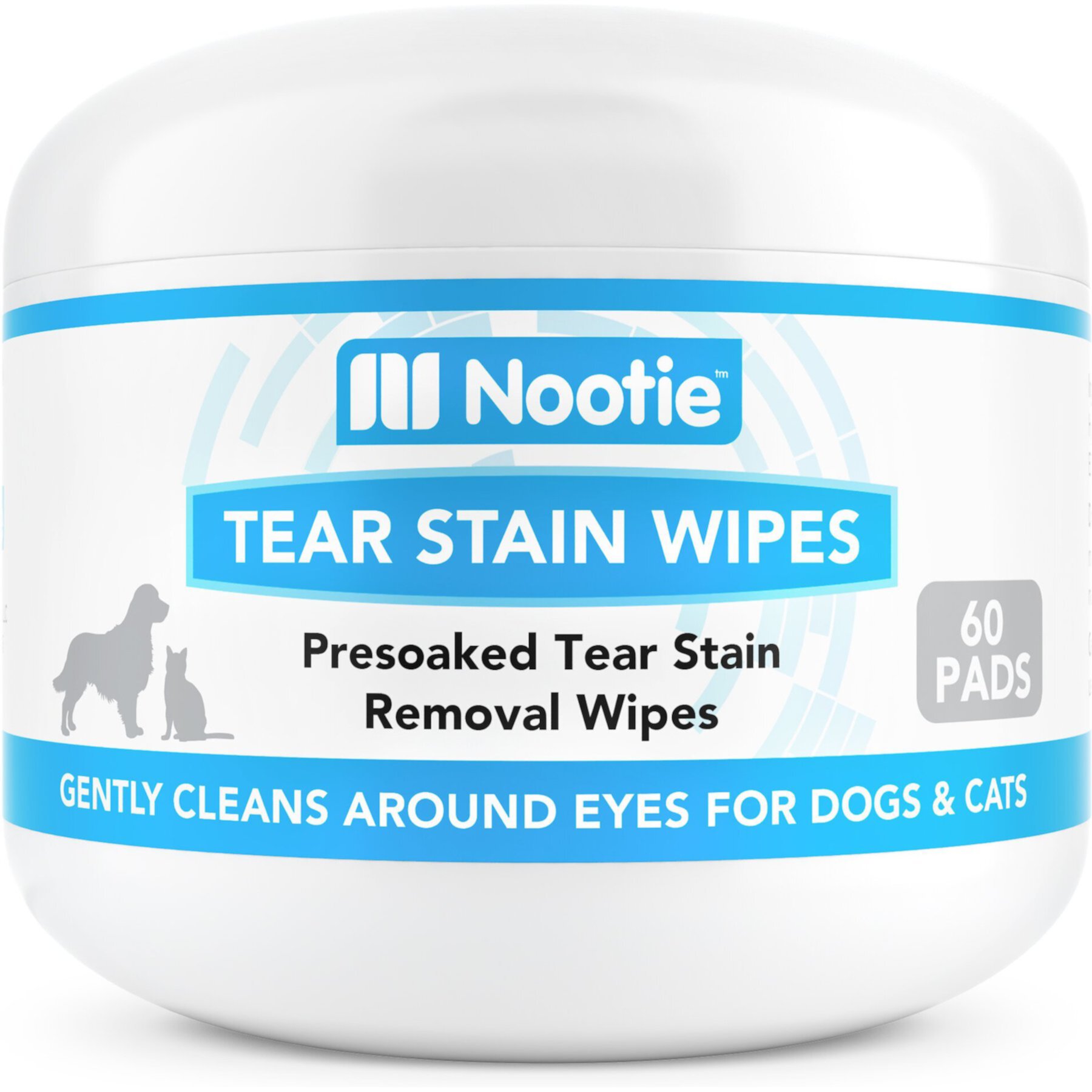 Nootie Tear Stain Removal Wipes, 60 count Nootie