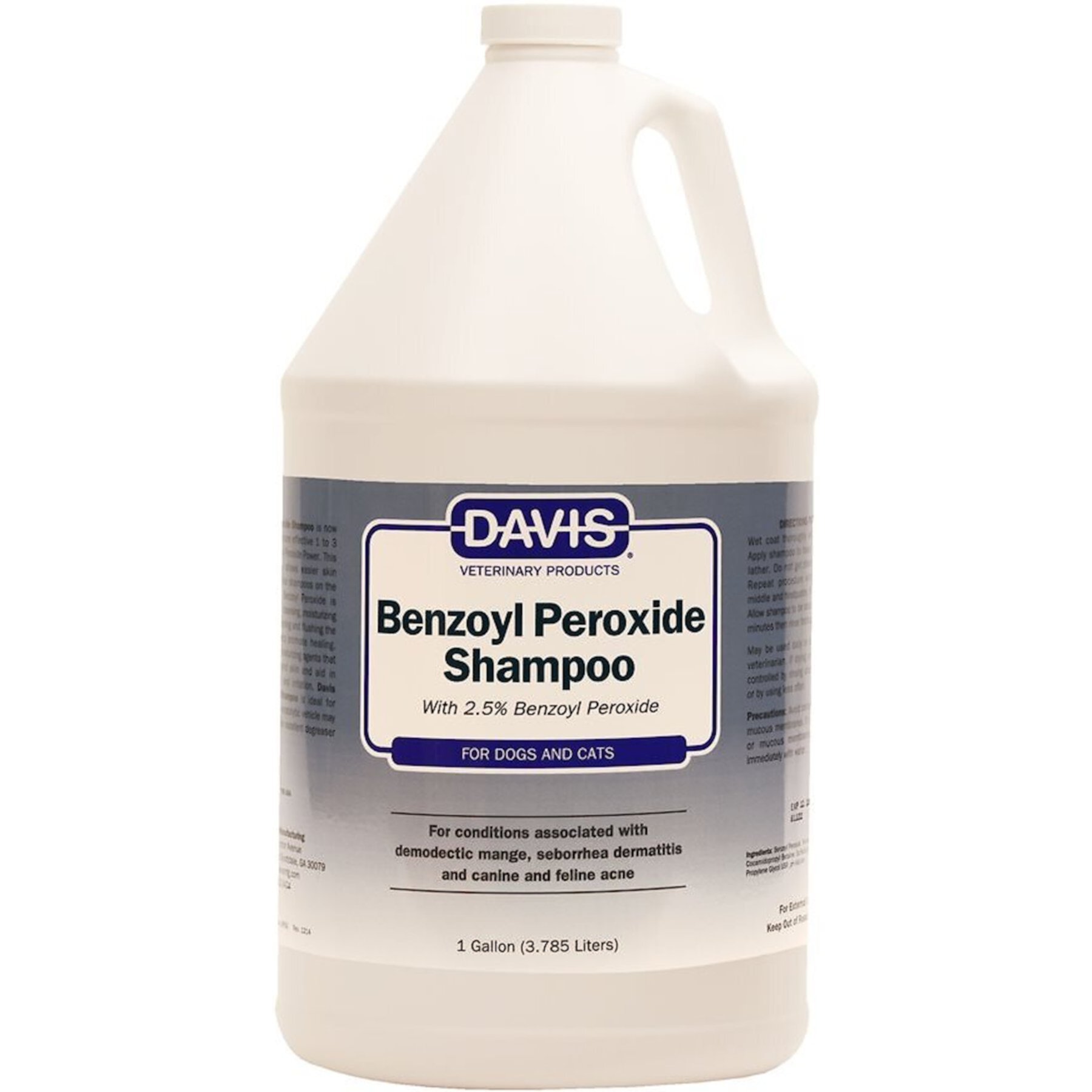 Davis Benzoyl Peroxide Dog & Cat Shampoo, 1-gal bottle Davis