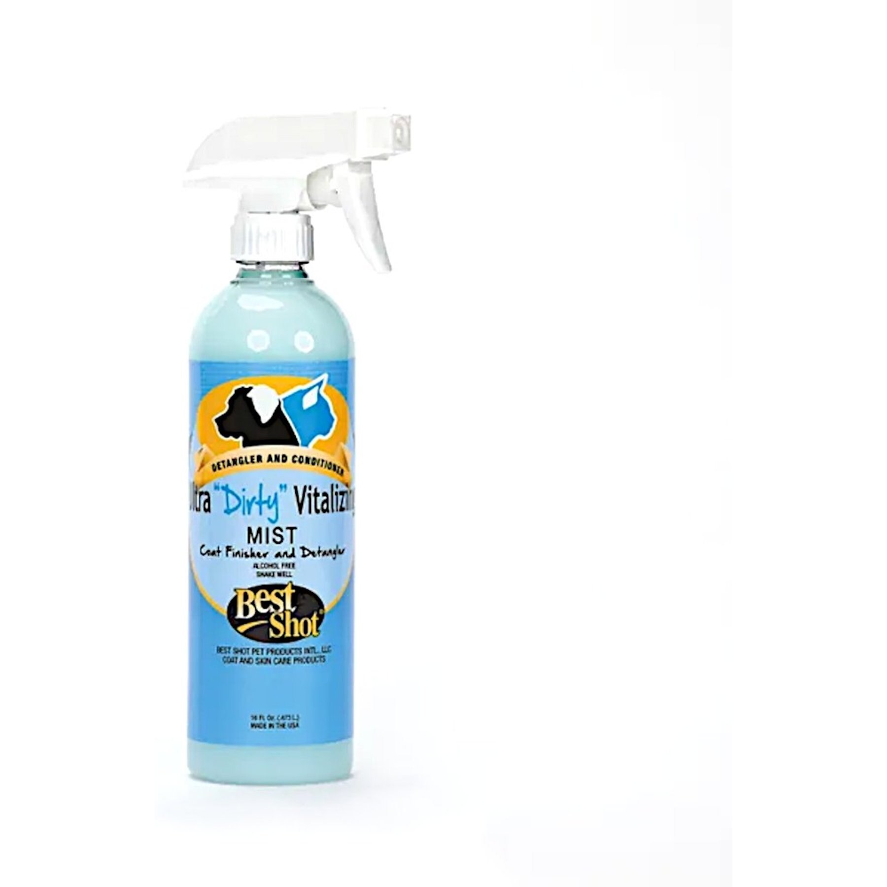 Best Shot Ultra Dirty Vitalizing Dog & Cat Mist Grooming Spray Best Shot