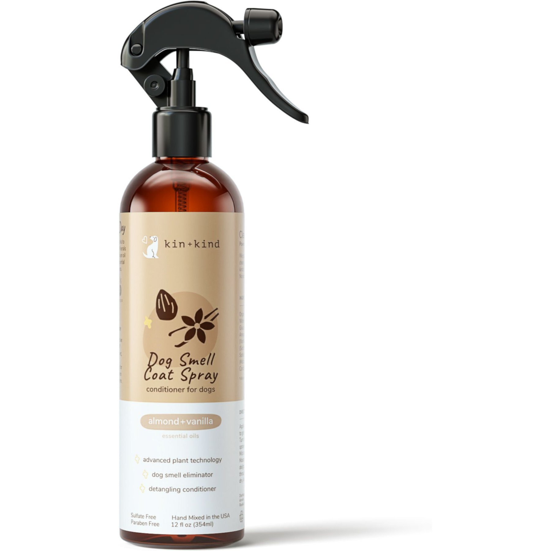 kin+kind Dog Smell Almond+Vanilla Dog Coat Spray Kin+Kind