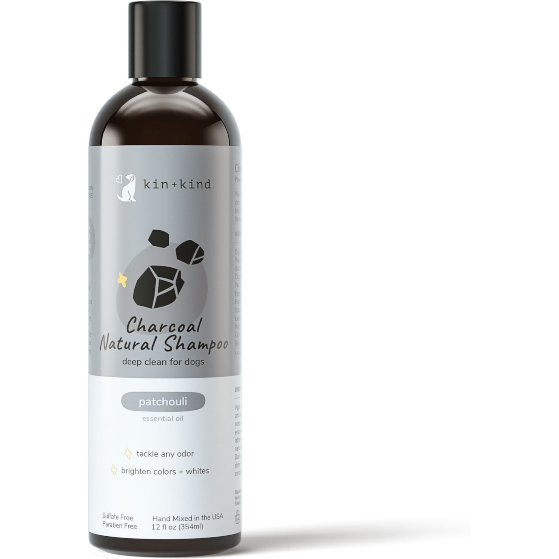 kin+kind Charcoal Natural Dog Shampoo Kin+Kind