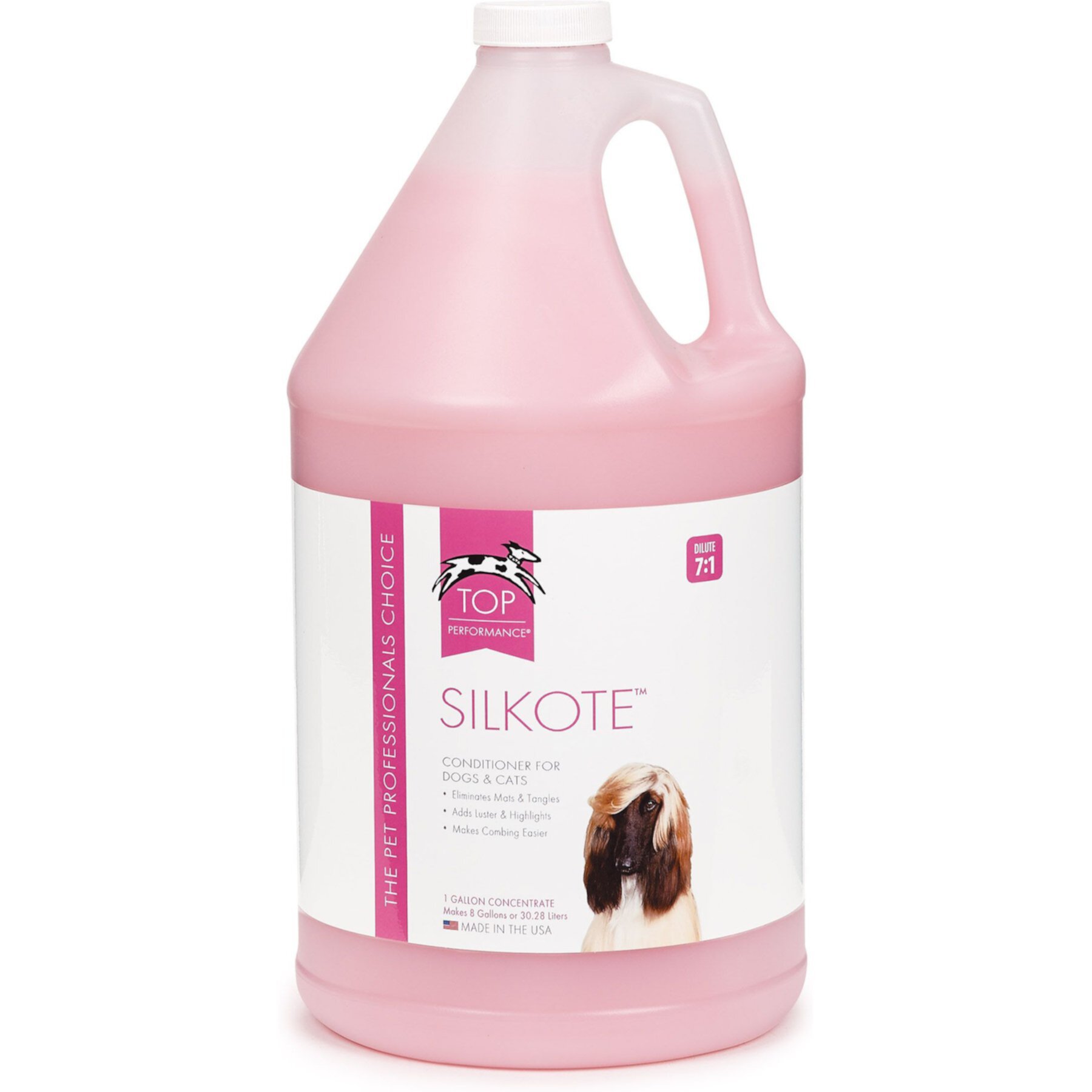 Top Performance SilKote Dog & Cat Conditioner, 1-gal bottle Top Performance