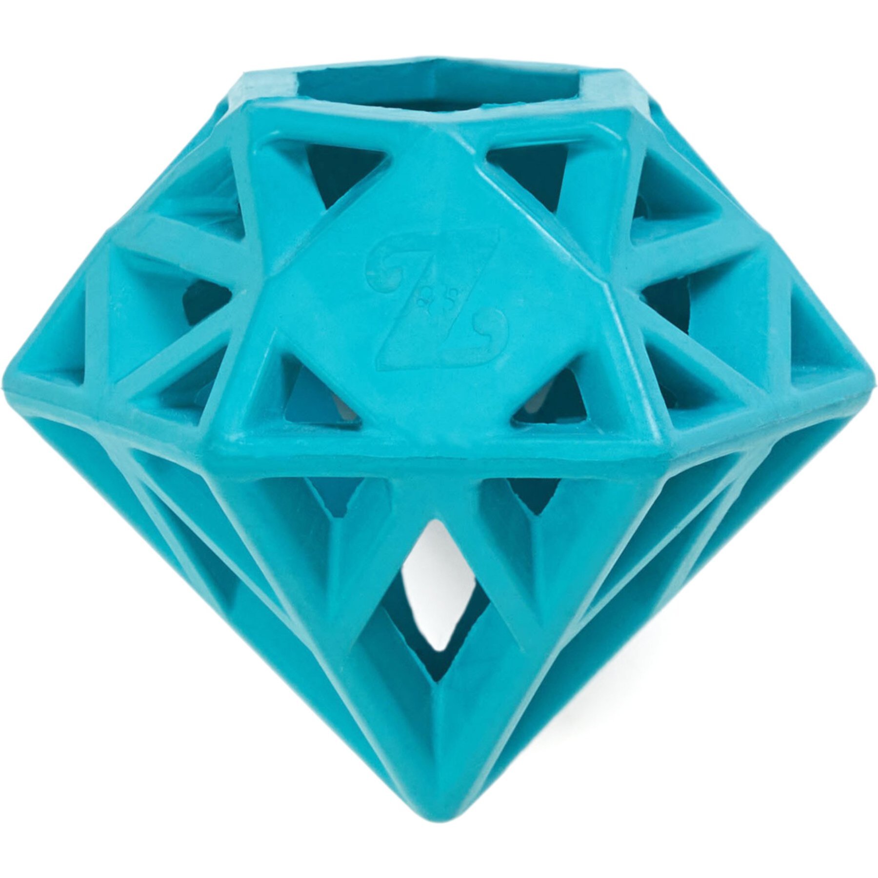 ZippyPaws ZippyTuff Diamond Gem Dog Toy, Teal Zippypaws