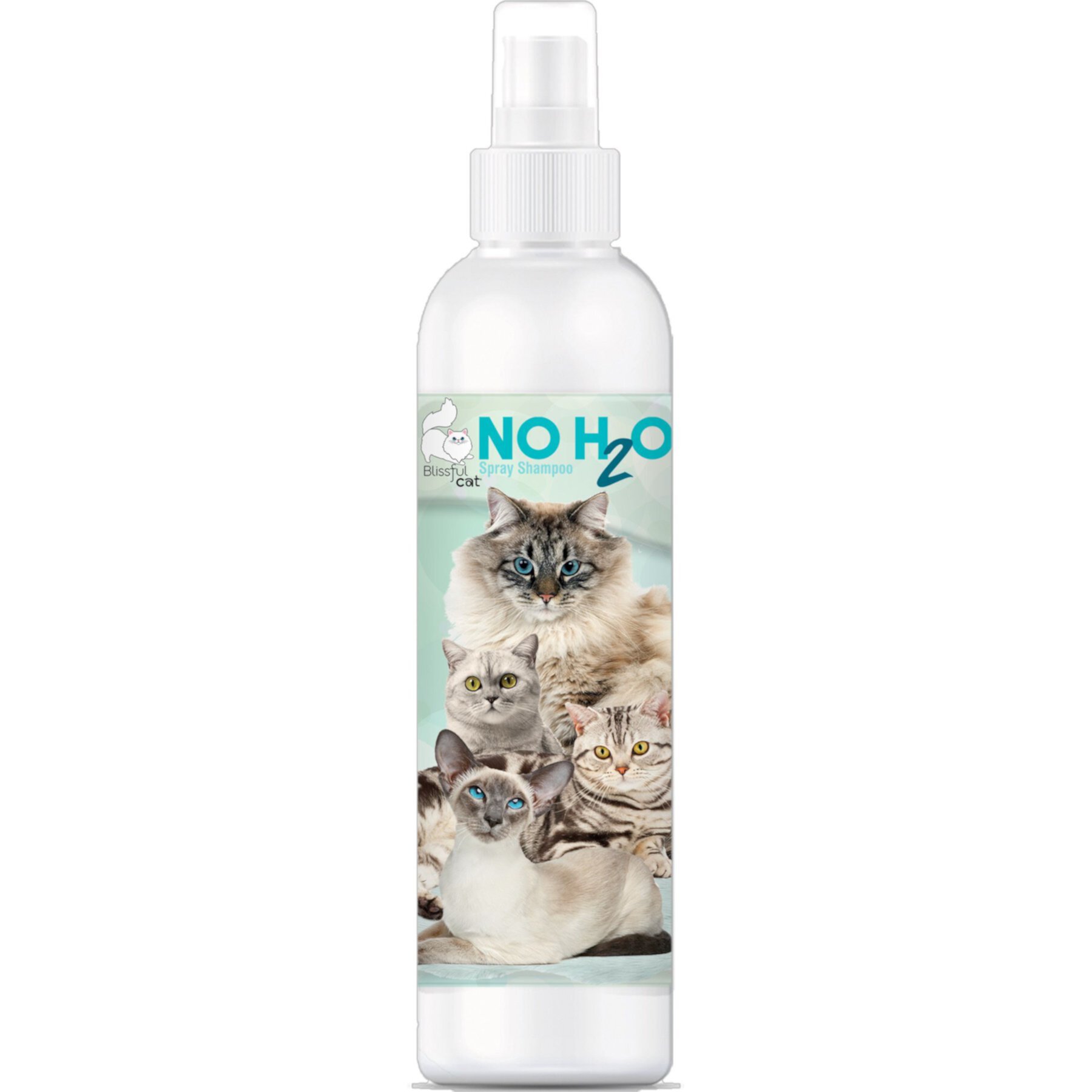 The Blissful Dog No H2O Waterless Cat Shampoo Spray, 4-fl oz bottle The Blissful Dog