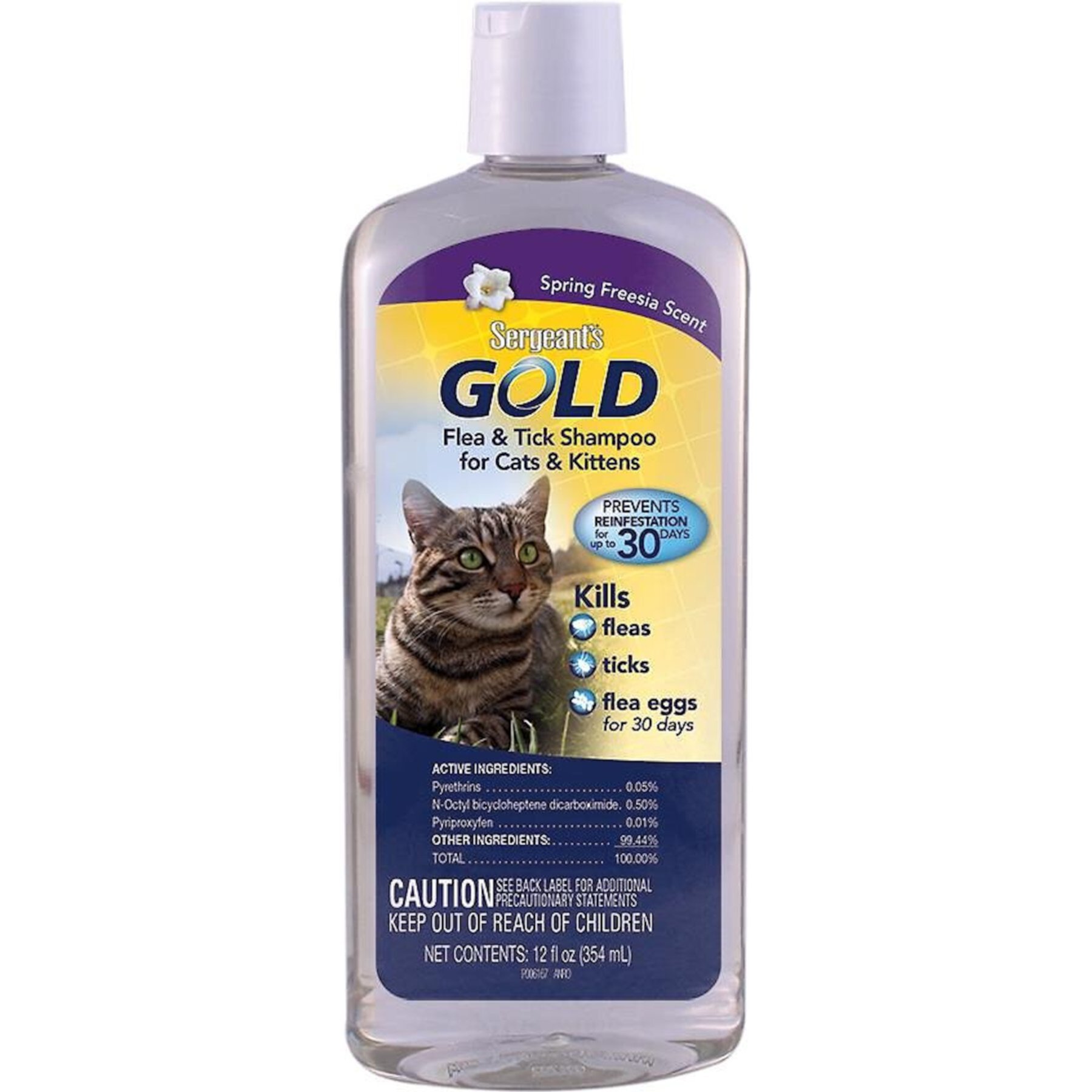 Sergeant's Gold Flea & Tick Cat Shampoo Sergeant'S