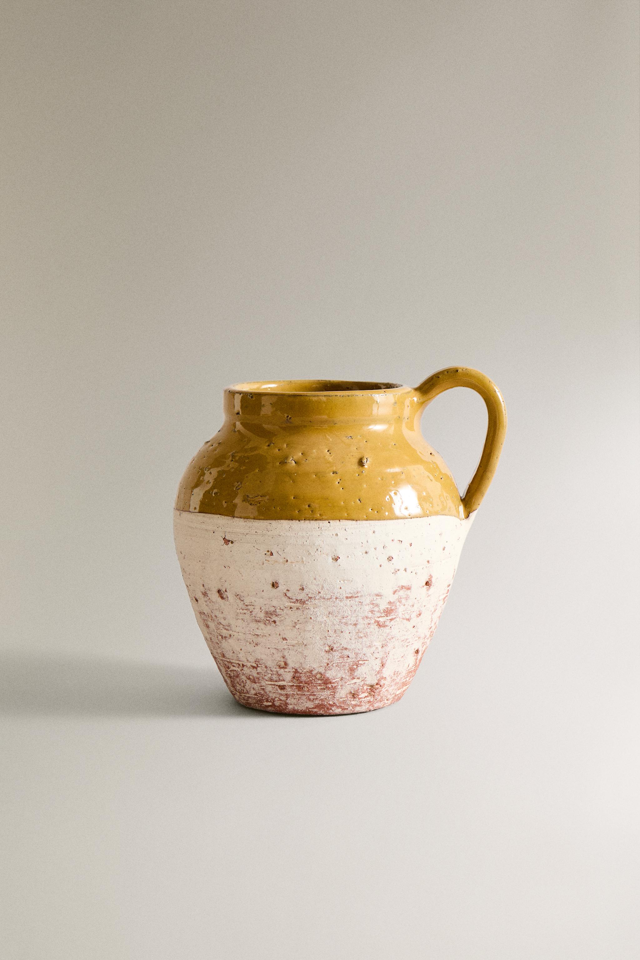 SMALL TERRACOTTA VASE Zara Home