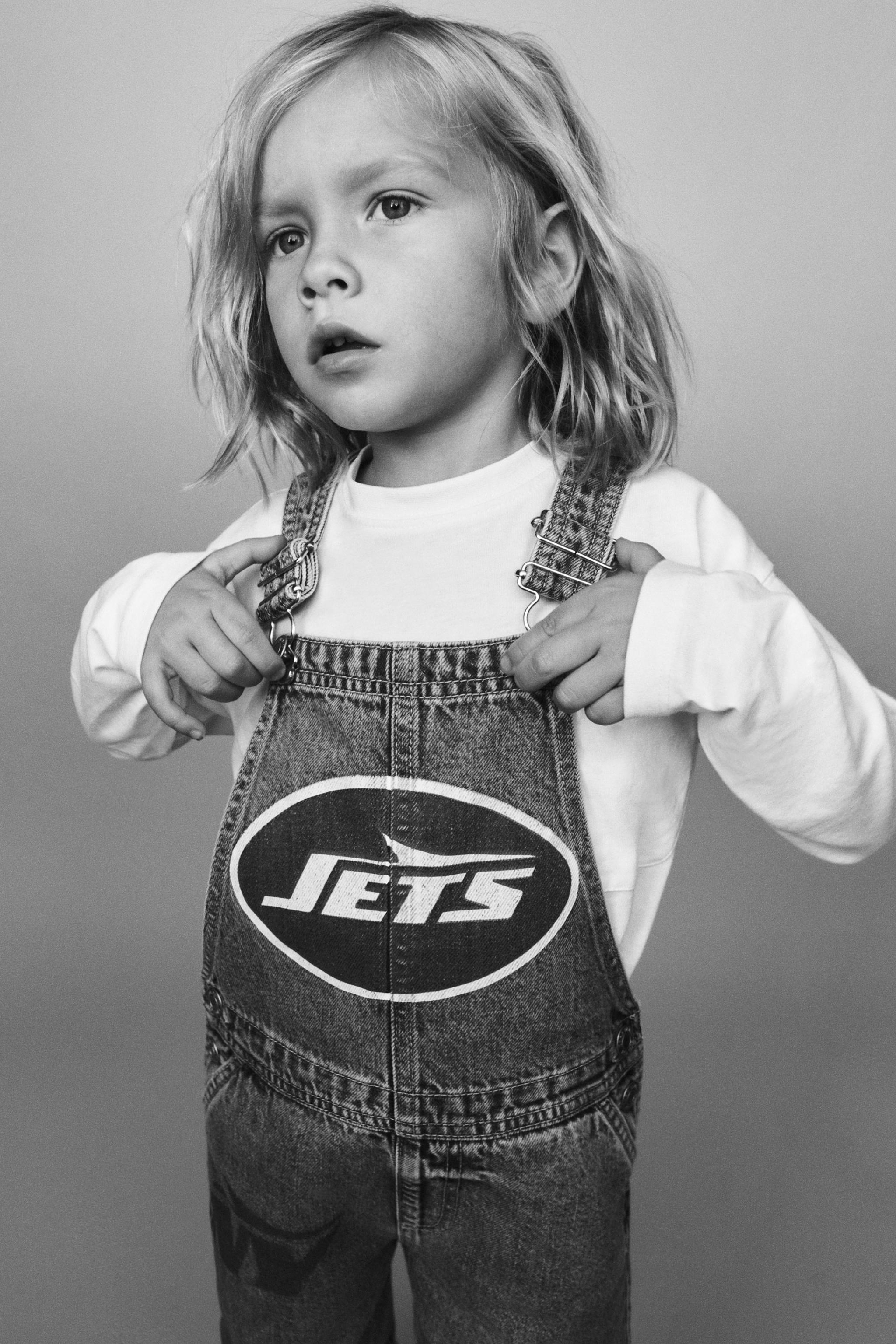 NEW YORK JETS © NFL DENIM OVERALLS Zara