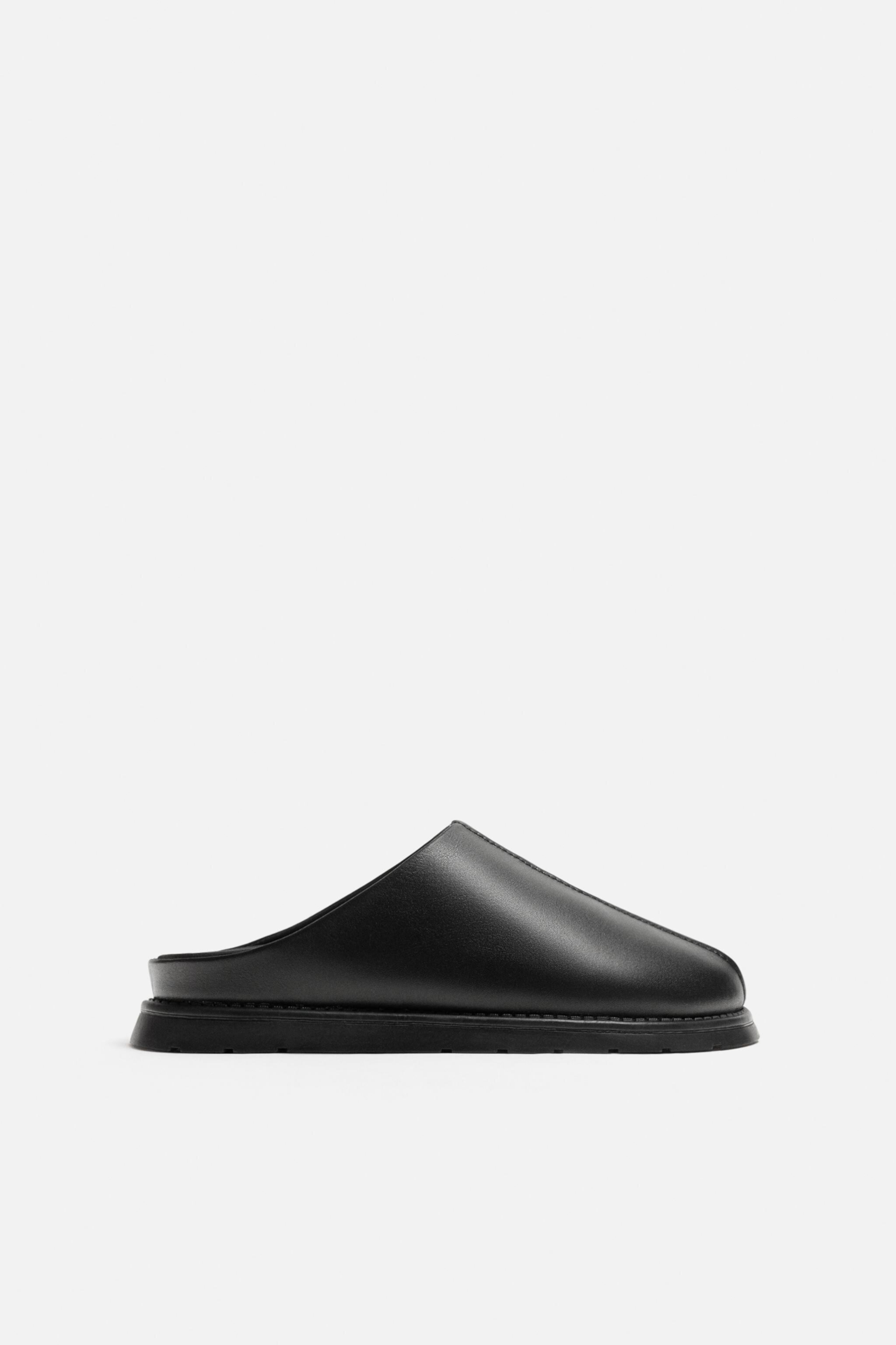 LEATHER CLOGS Zara