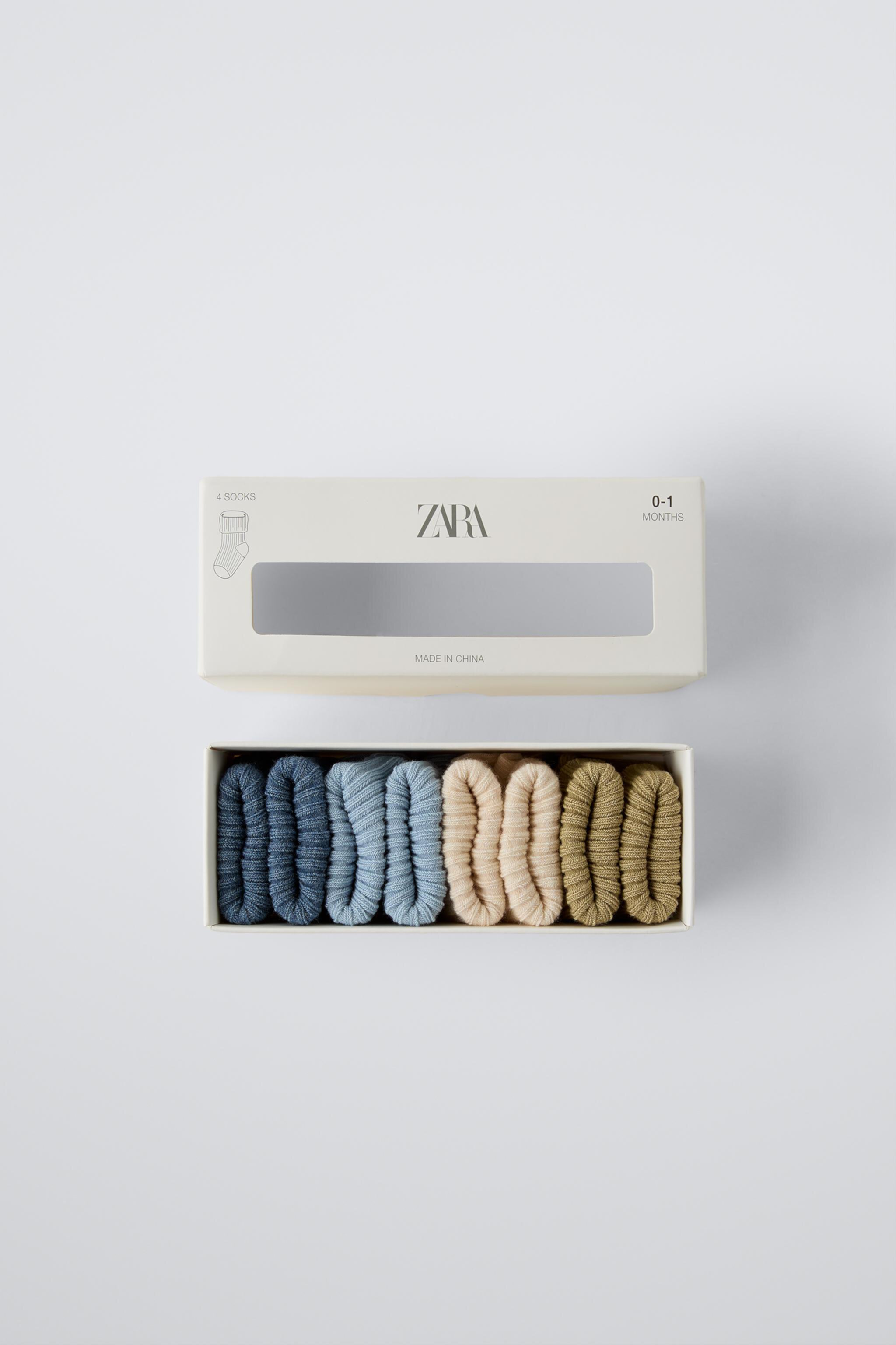 FOUR-PACK OF COLORFUL SOCKS Zara