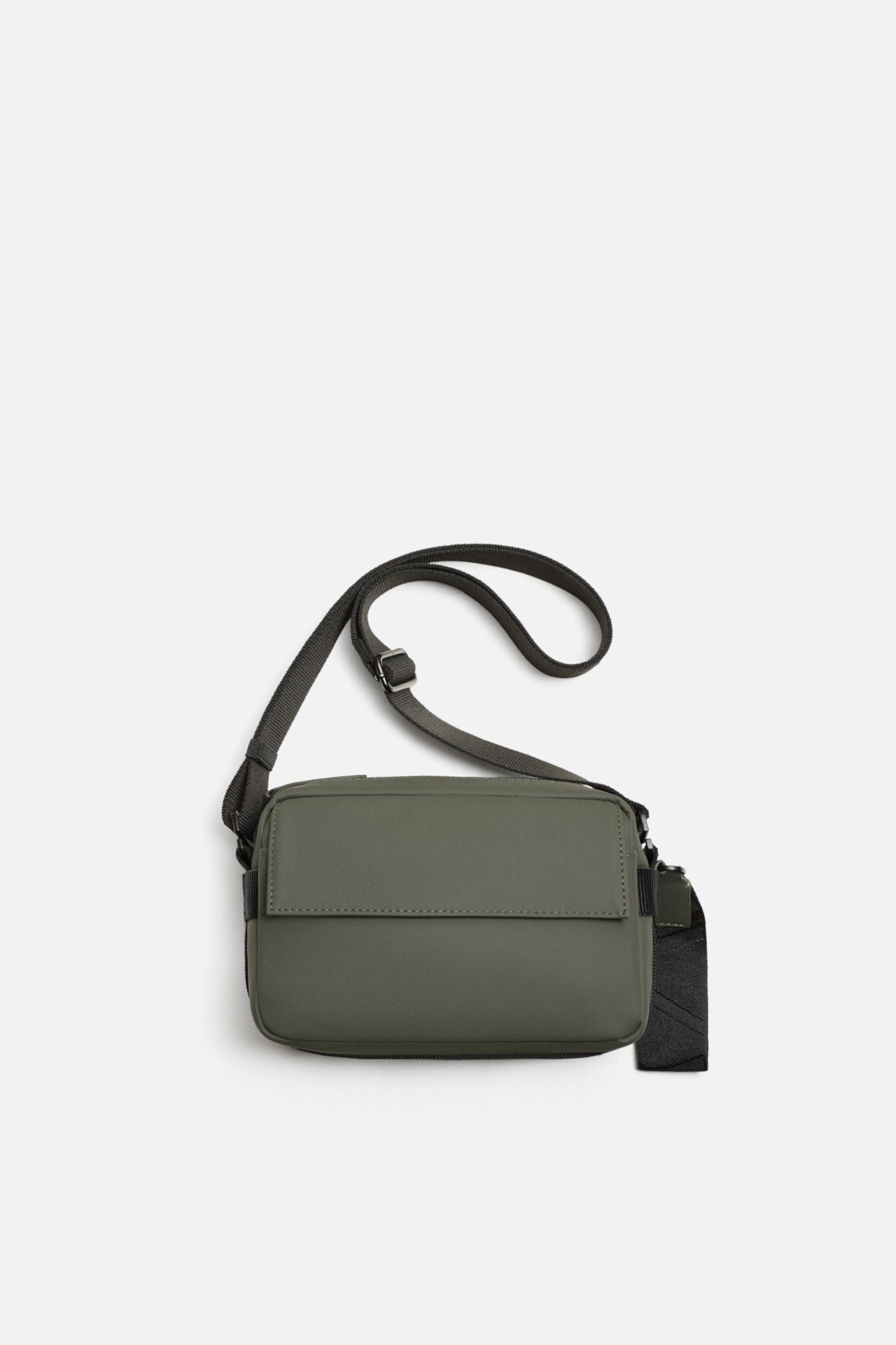 RUBBERIZED CROSSBODY BAG Zara