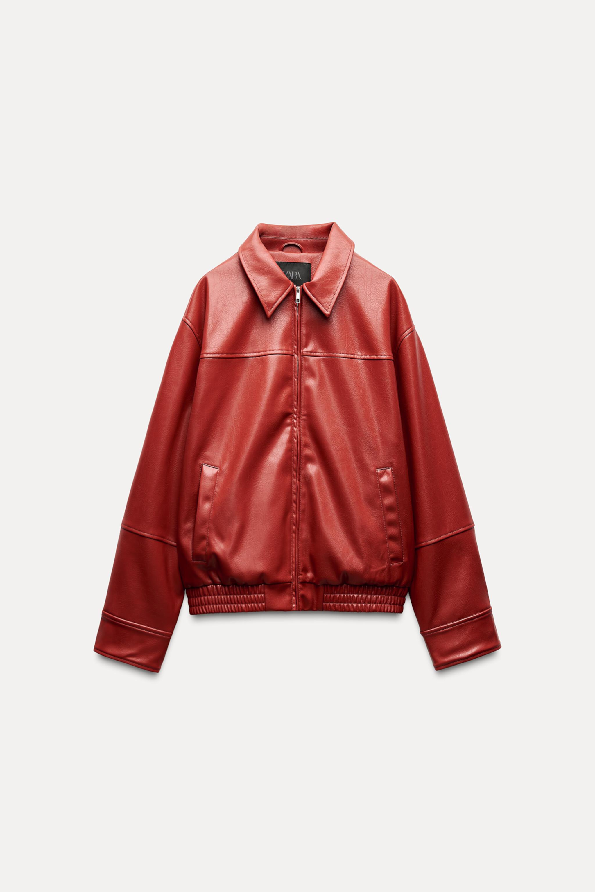 FAUX LEATHER BOMBER JACKET Zara