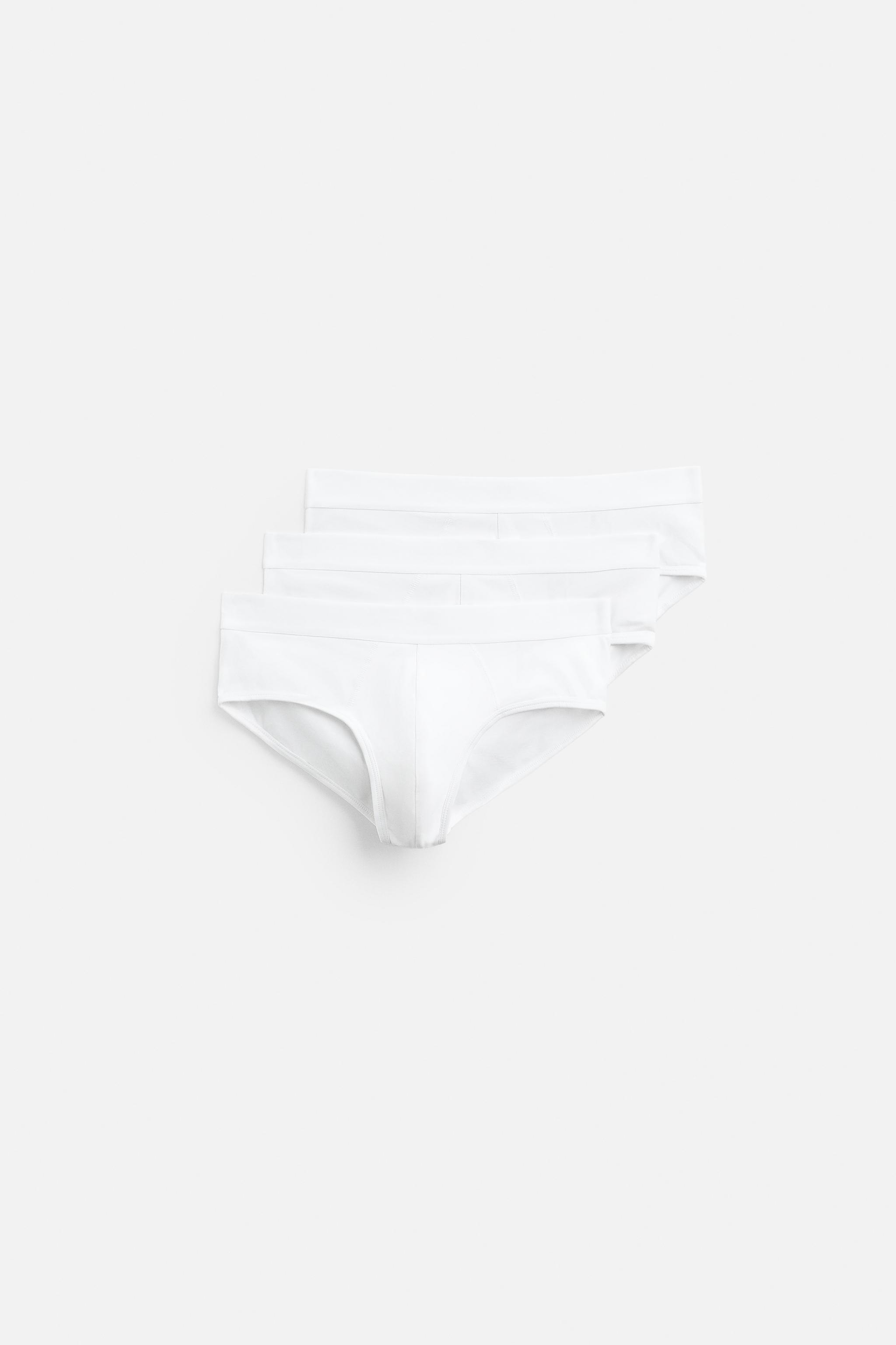 3 PACK OF BASIC BRIEFS Zara