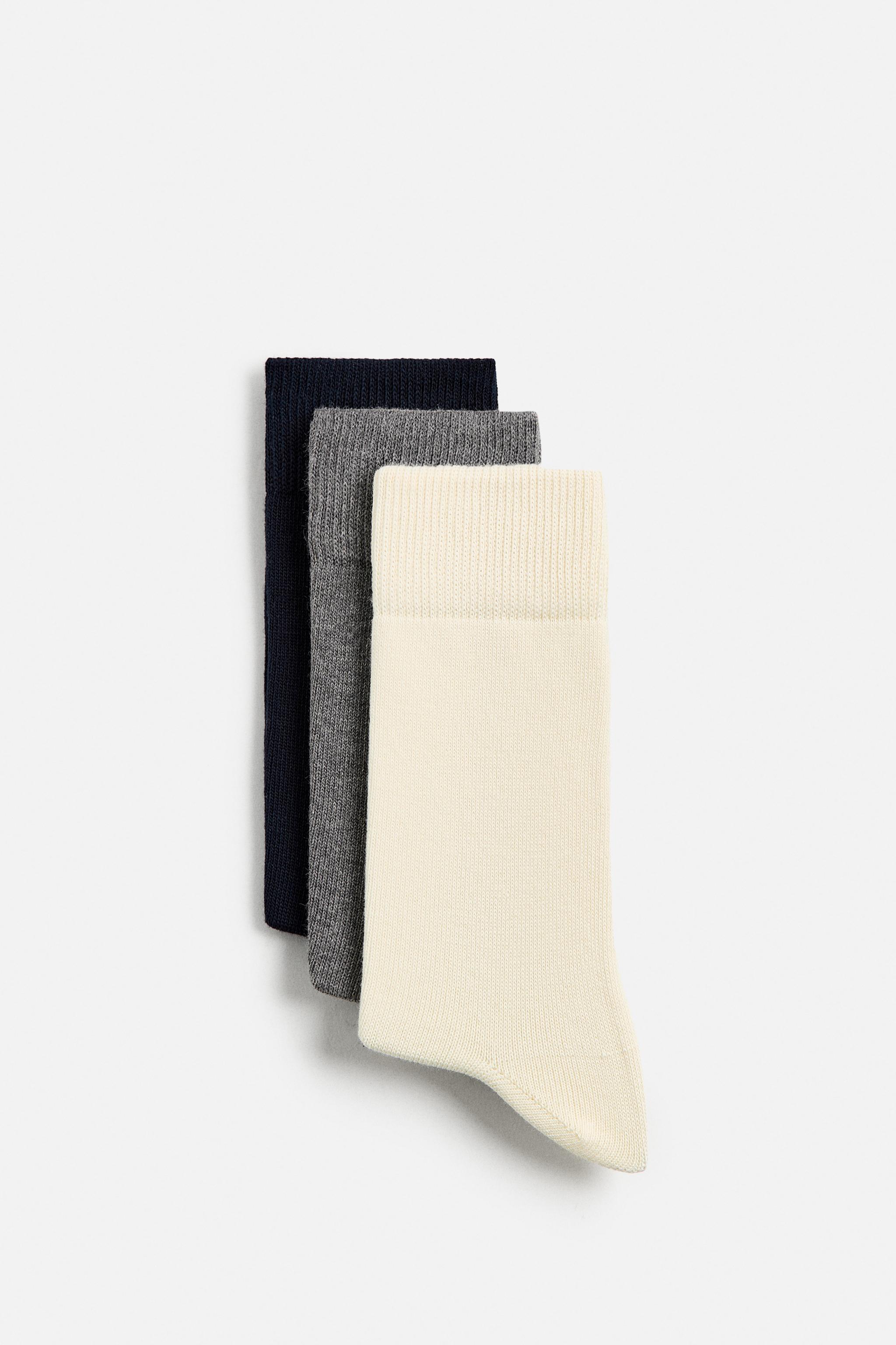 3-PACK OF PLAIN SOCKS Zara