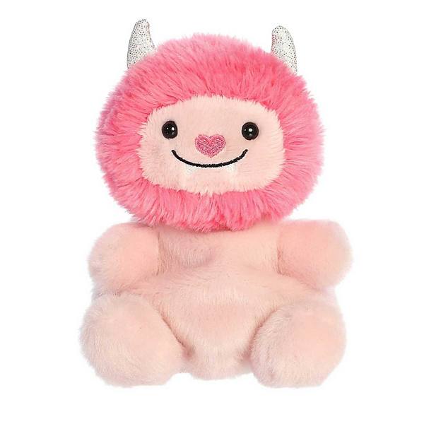 Мини-игрушка Susan Love Monster, 13 см, мягкий плюшевый друг, розовый, с блестящими рогами Palm Pals