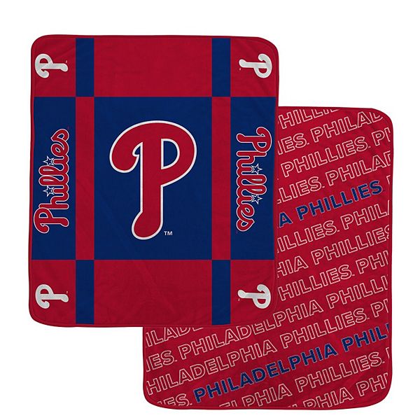 Двусторонний ультра уютный плед Philadelphia Phillies 152 x 178 см с яркой графикой команды Pegasus