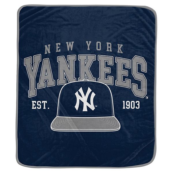 Одеяло Ultra Soft Vintage Arch New York Yankees, 127 см х 152 см, контрастная отделка, 100% полиэстер Pegasus