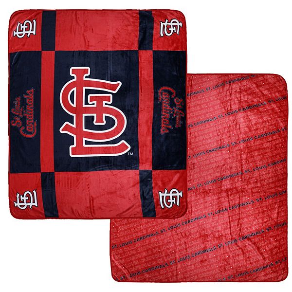 Плед двусторонний St. Louis Cardinals 152 см x 178 см, ультра уютный, 100% полиэстер, яркий графический принт Pegasus