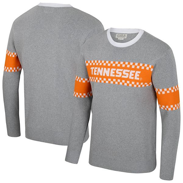 Серый пуловер Unisex Uscape Apparel Tennessee Volunteers Renew Knit Vintage из переработанной пряжи Uscape Apparel