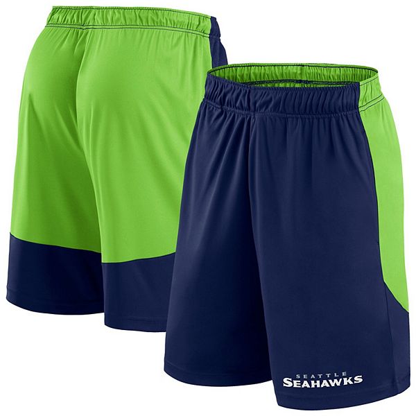 Шорты для мужчин Fanatics в цветах колледжа Seattle Seahawks, размер Big & Tall, легкие и дышащие Fanatics