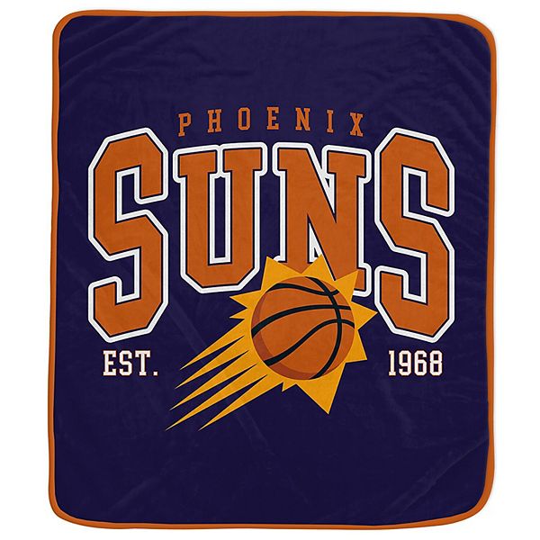 Плед Phoenix Suns Vintage Arch Ультрамягкий 127 см x 152 см, полиэстер, стильные края Pegasus