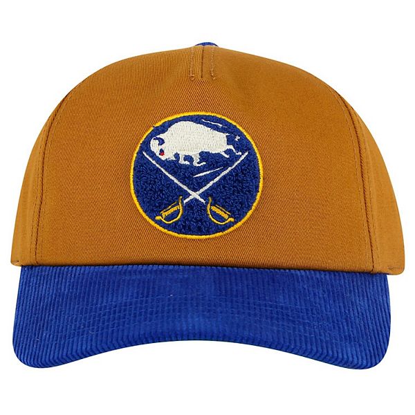 Регулируемая шапка для мужчин Buffalo Sabres Burnett, 100% хлопок, с вышивкой, пят panels American Needle