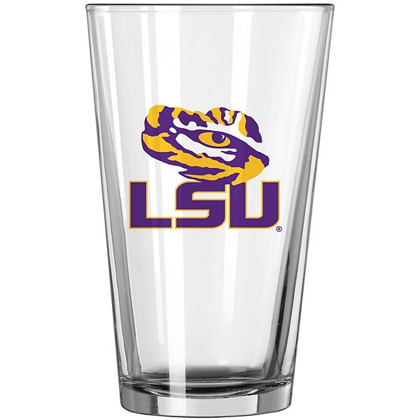 Стакан для пива LSU Tigers 475 мл с логотипом, стекло, яркий дизайн для фанатов Logo Brand